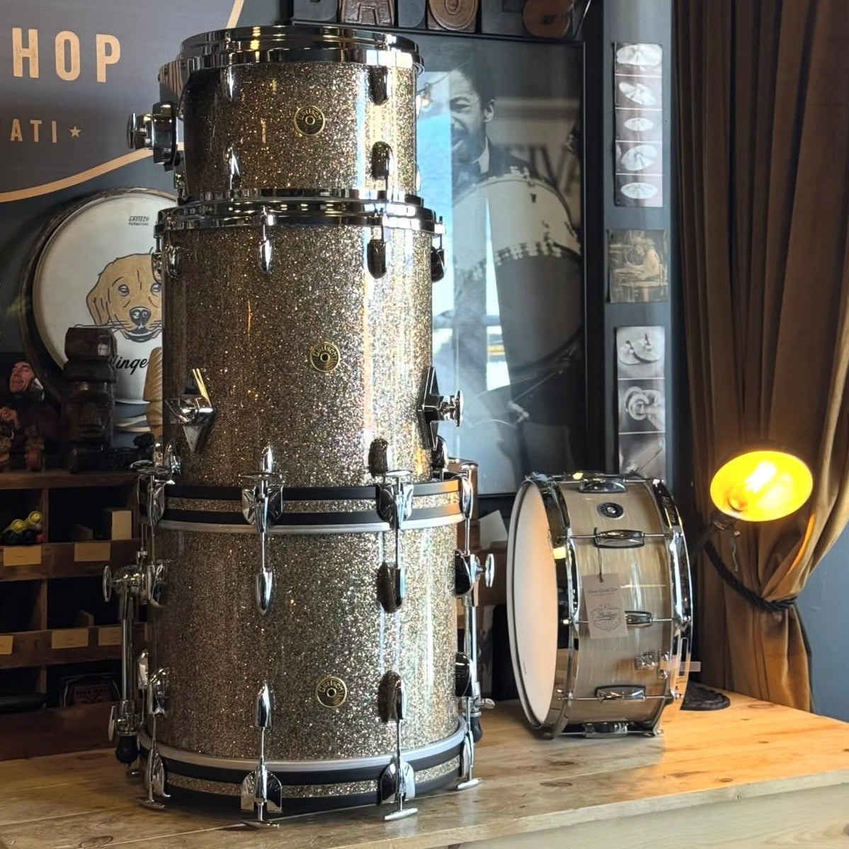 (Custom Order) Gretsch USA Custom in Ginger Glass Glitter