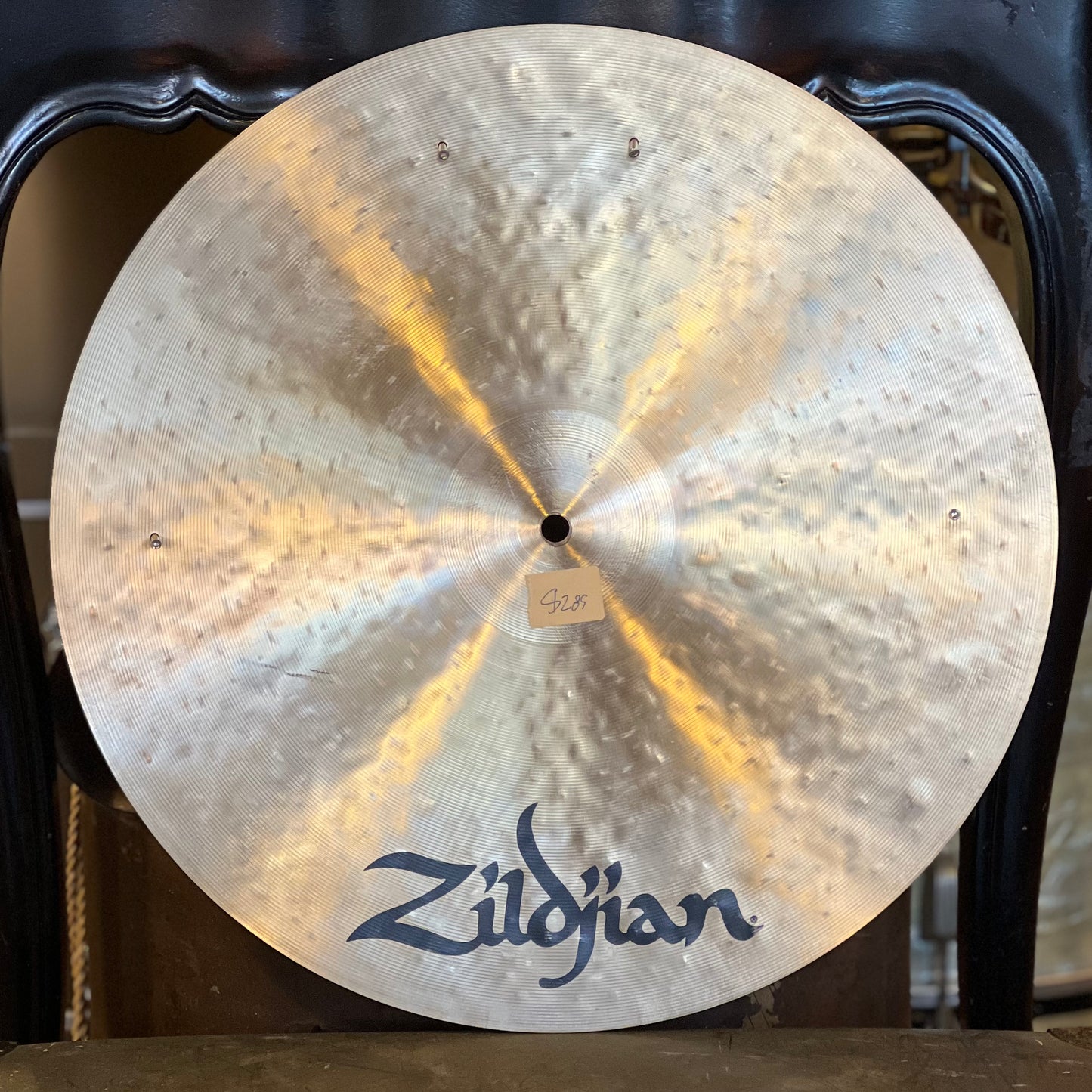 USED Zildjian 18" K Custom Flat Top Ride w/ Four Rivets - 1664g