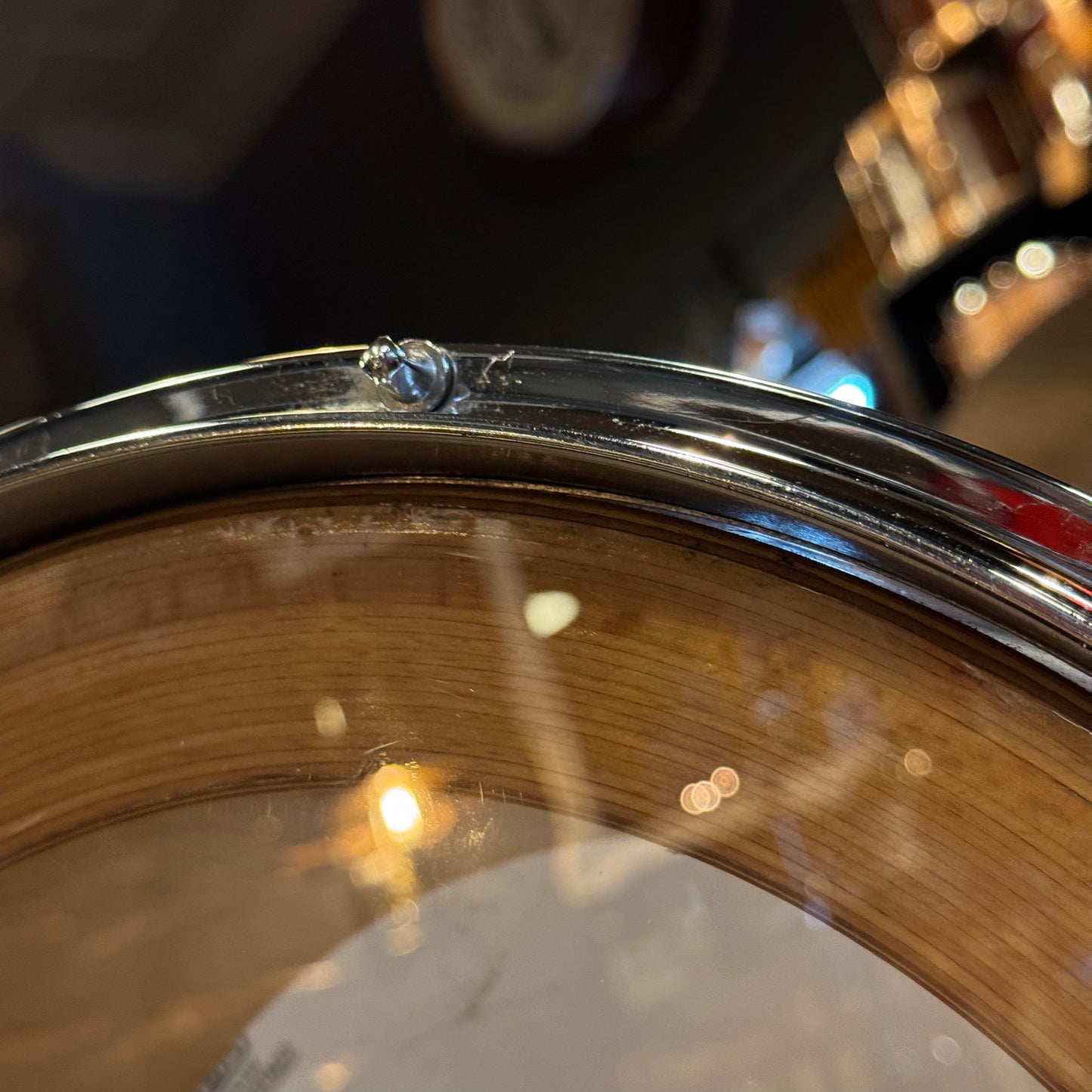 Vintage 1980's Premier 6.5x14 Project One Snare Drum in Cherry Gloss