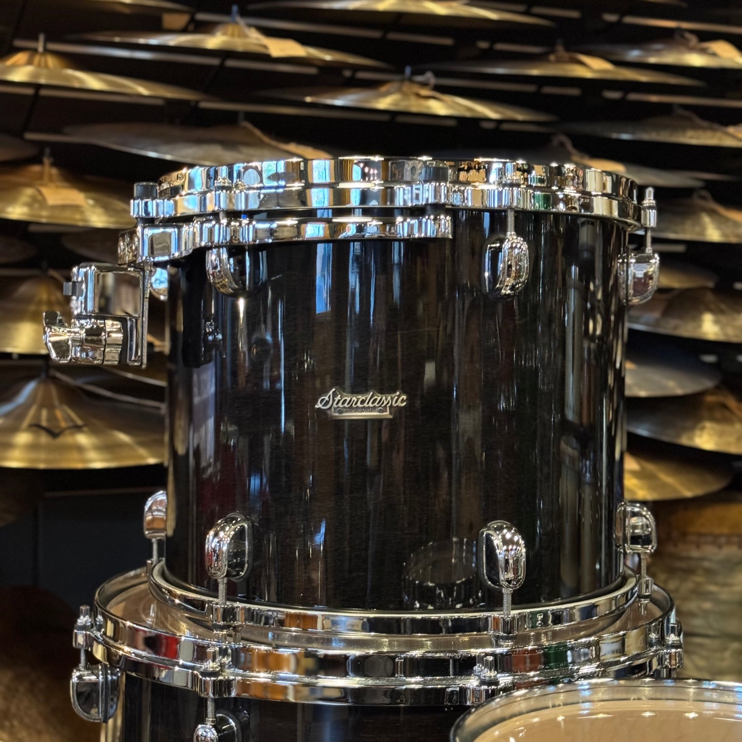 USED Tama Starclassic Maple 6pc in Transparent Black Lacquer - 18x22, 8x8, 8x10, 10x12, 11x13, 16x16