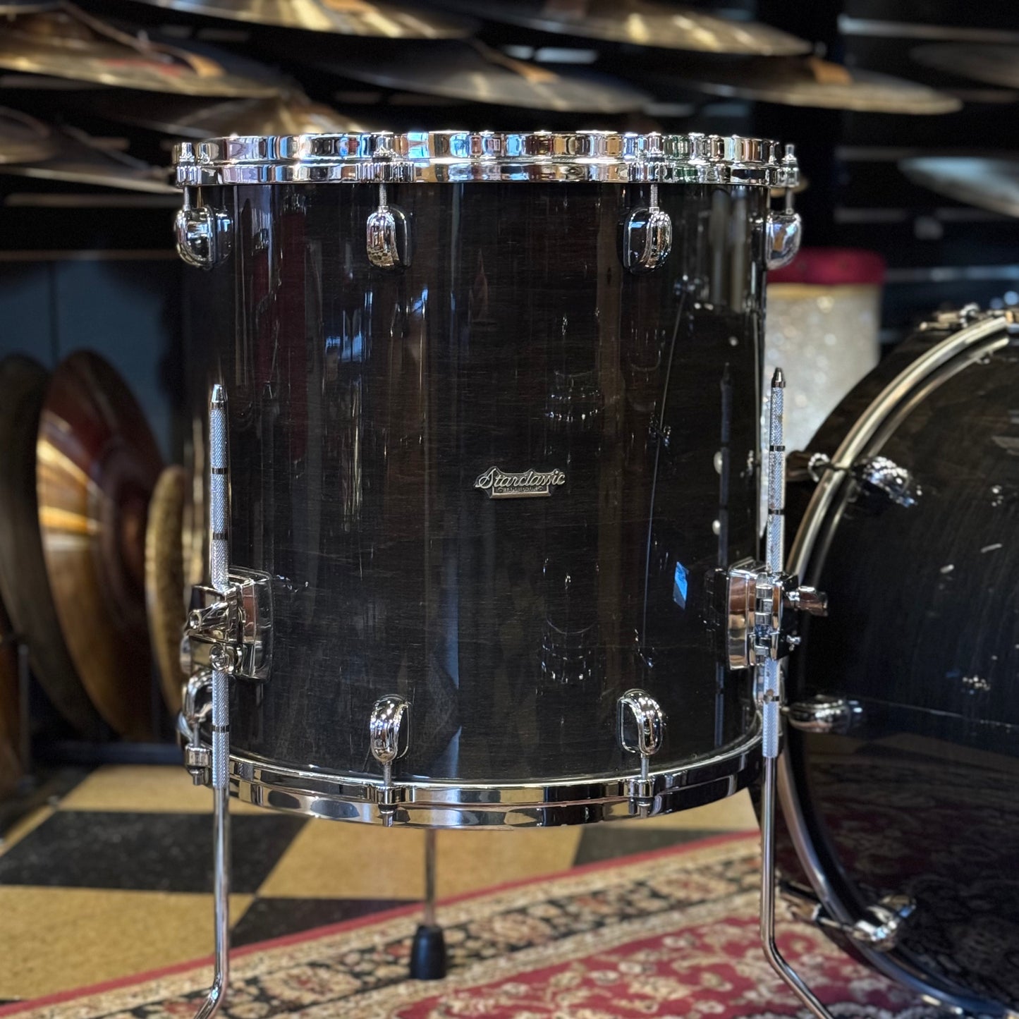 USED Tama Starclassic Maple 6pc in Transparent Black Lacquer - 18x22, 8x8, 8x10, 10x12, 11x13, 16x16
