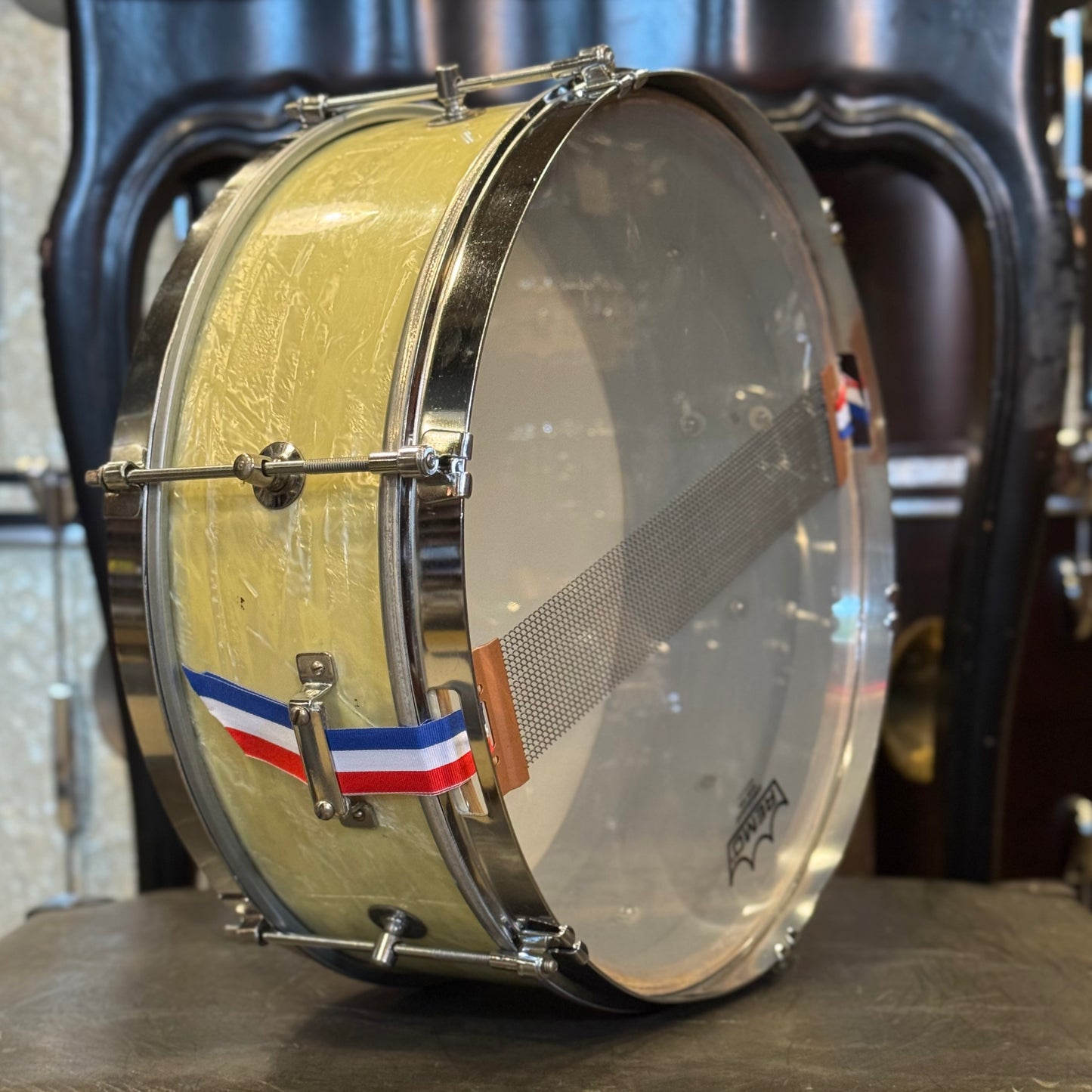 VINTAGE 1950's 5x14 Bennett Brothers (Rogers) Student Snare Drum