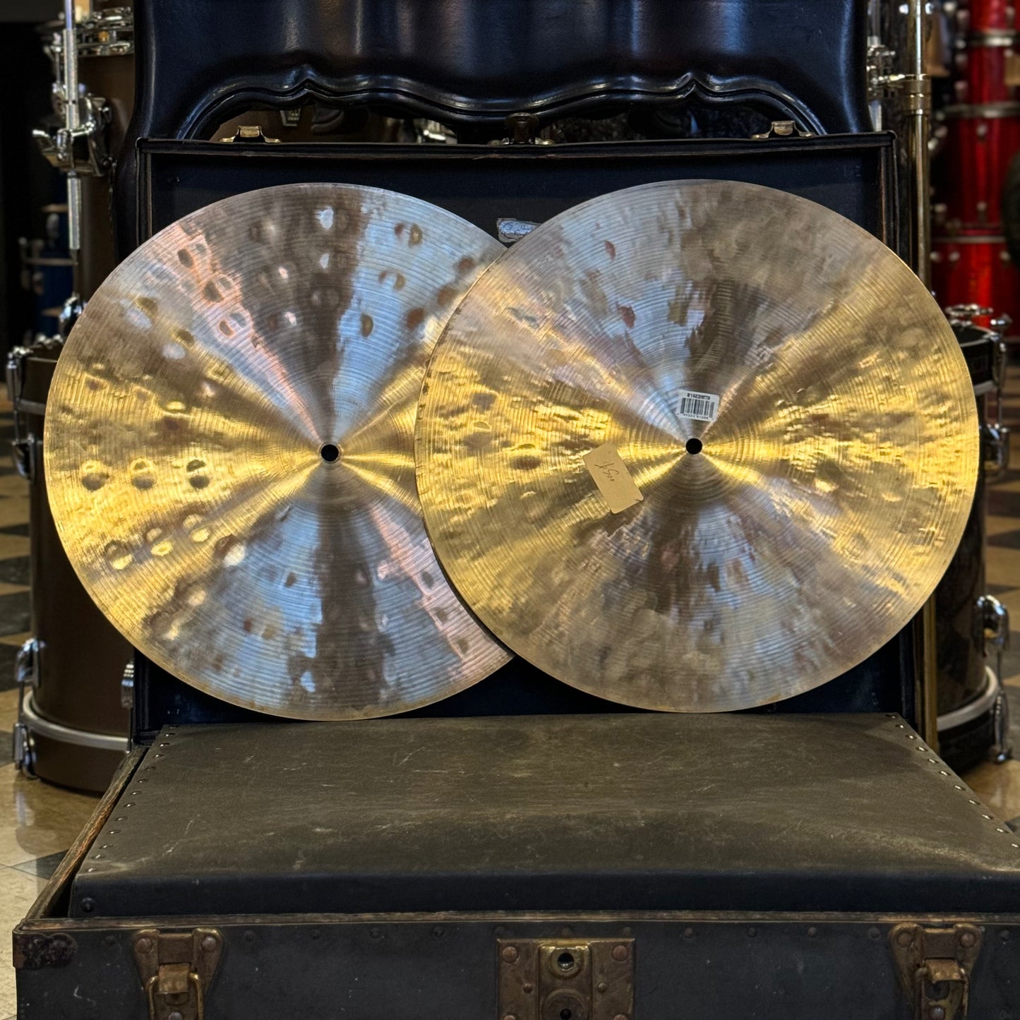 USED Meinl 16" Byzance Extra Dry Medium-Thin Hi-Hat Cymbals - 1012/1500g