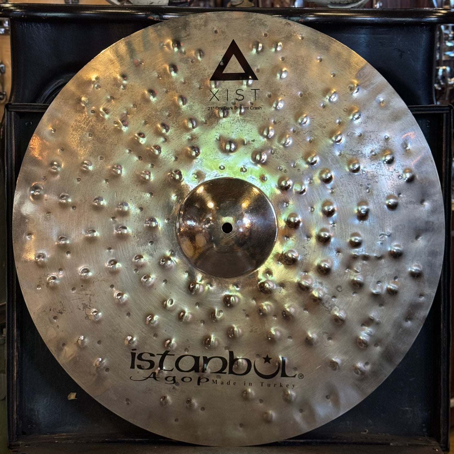 NEW Istanbul Agop 21" Xist Dry Dark Brilliant Crash Cymbal - 1588g