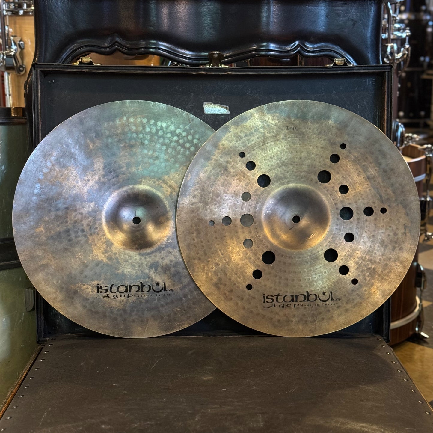 NEW Istanbul Agop 15" Xist Ion Dark Hi-Hat Cymbals - 925/1043g