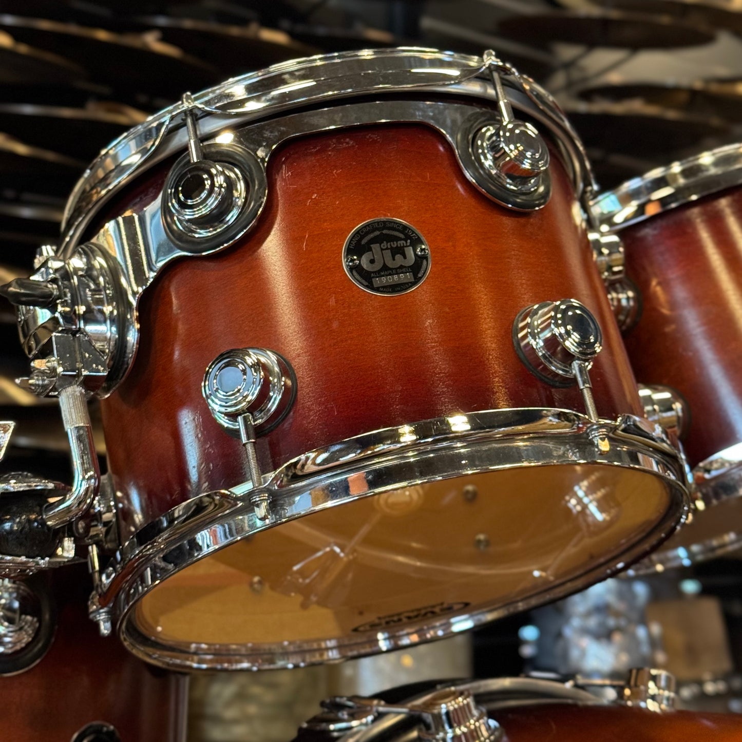 USED 2002 DW Pre-Collectors Series Drum Set in Tobacco Burst - 18x22, 8x10, 9x12, 11x14