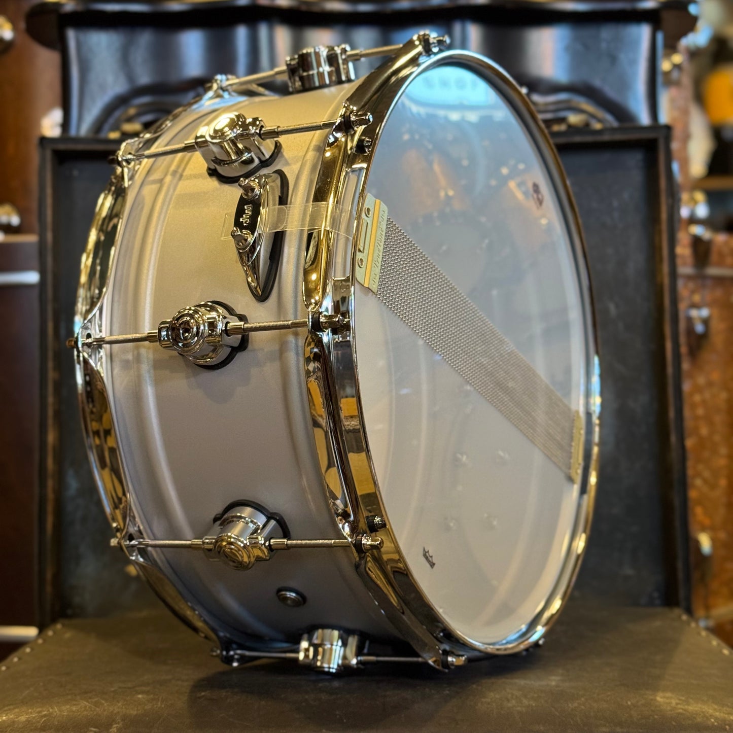 NEW DW 6.5x14 Design Series Matte Aluminum Snare Drum