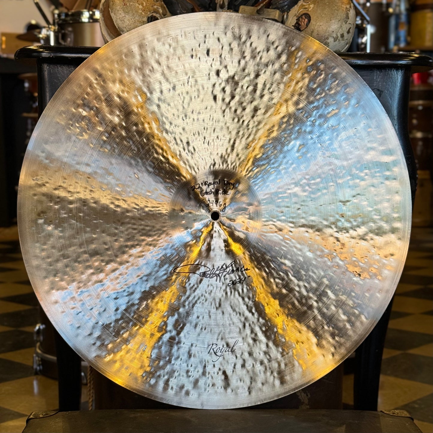 NEW Royal Cymbals 22" Royal Dry Style Crash Ride Cymbal - 2496