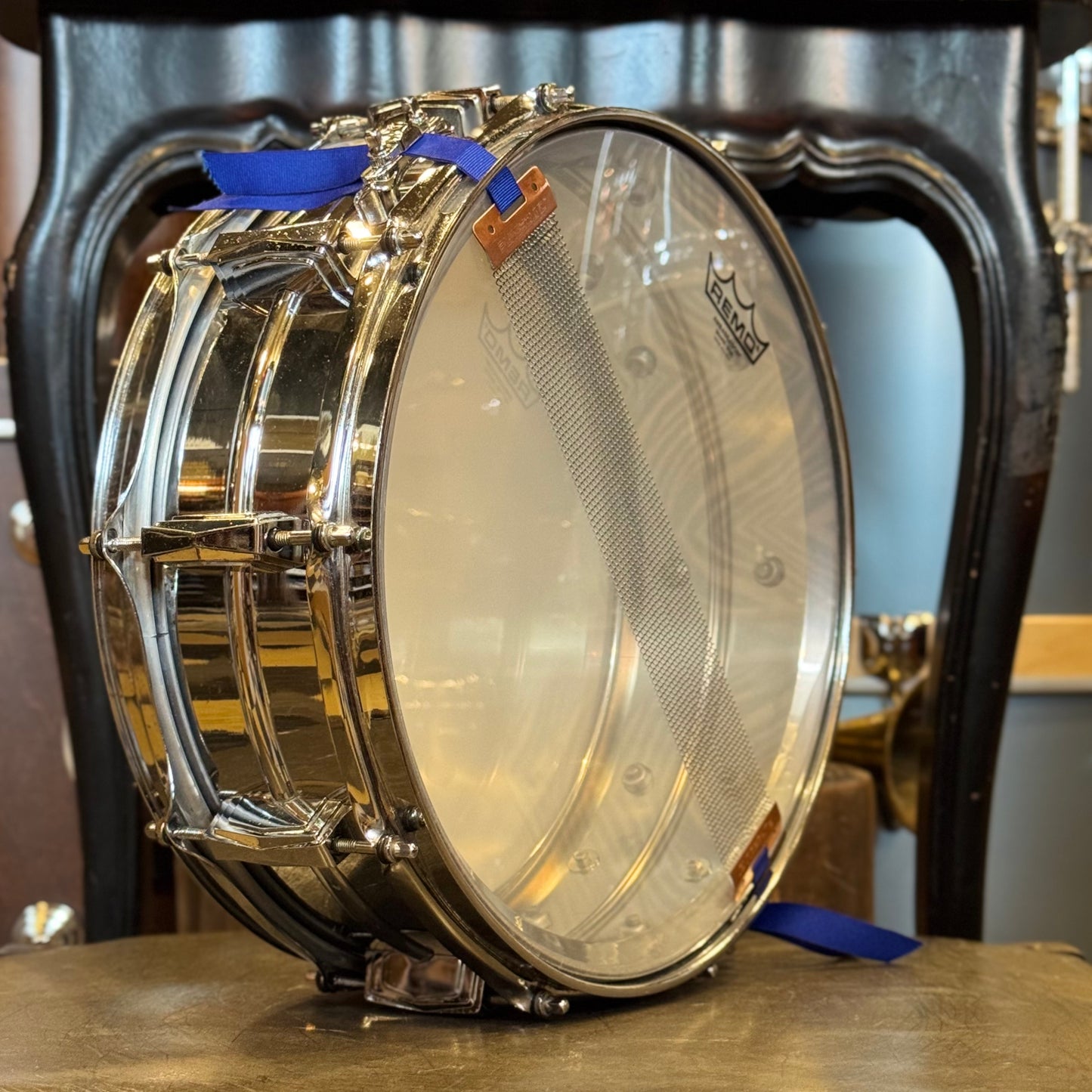 VINTAGE 1970's Ludwig 5x14 Lm400 Supraphonic Snare Drum
