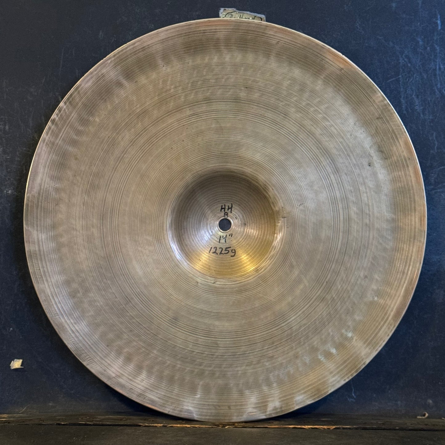 VINTAGE 1930's A. Zildjian 14" First Stamp Hi-Hat Bottom - 1225g
