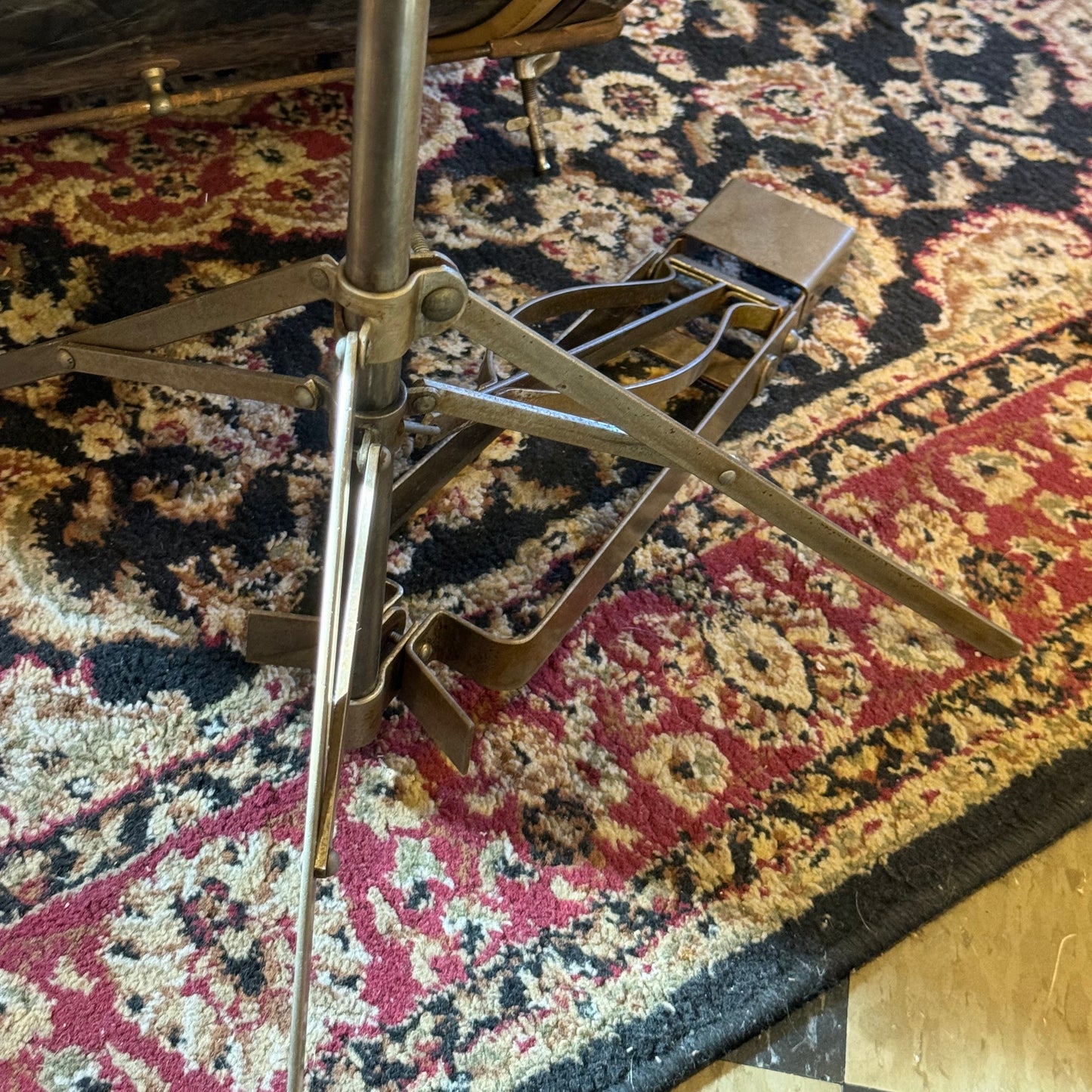 VINTAGE 1920s-30s Ludwig Trap Kit in Black Diamond Pearl with 5x14 Universal Snare Drum - 14x28, 5x14
