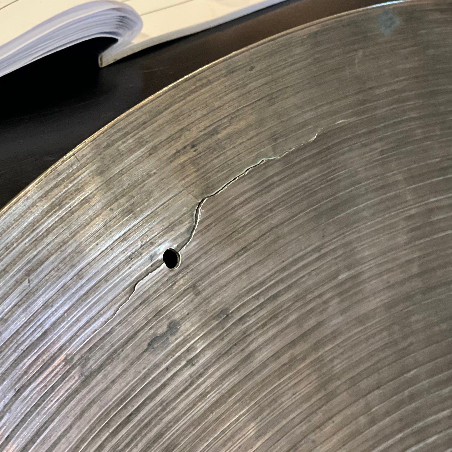 VINTAGE 1960's K. Zildjian Istanbul 22" Intermediate Stamp Ride Cymbal w/ Rivets - 2330g