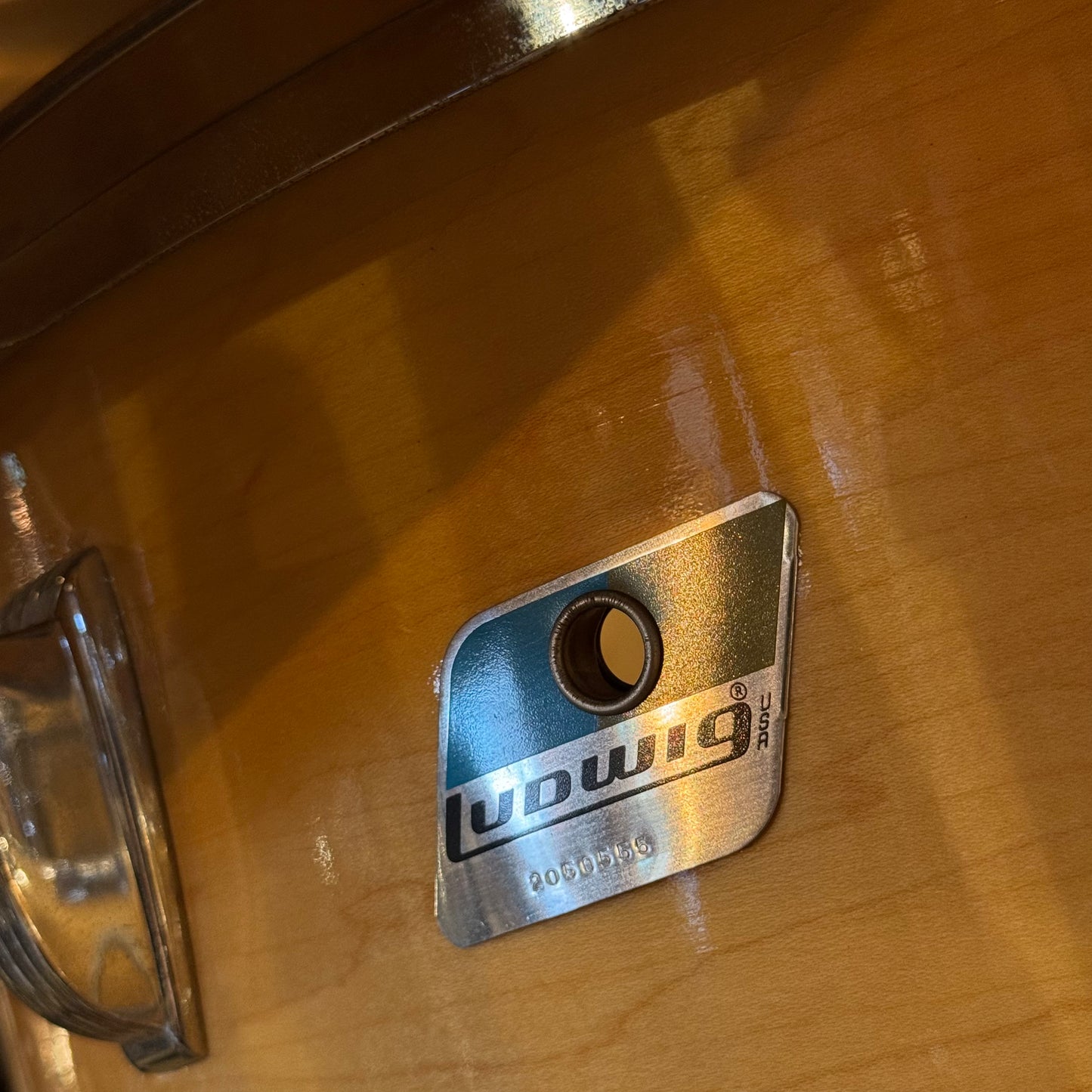 VINTAGE 1970's Ludwig Concert Tom kit in Natural Thermogloss - 14x22, 9x13, 10x14, 12x15, 14x16, 16x18