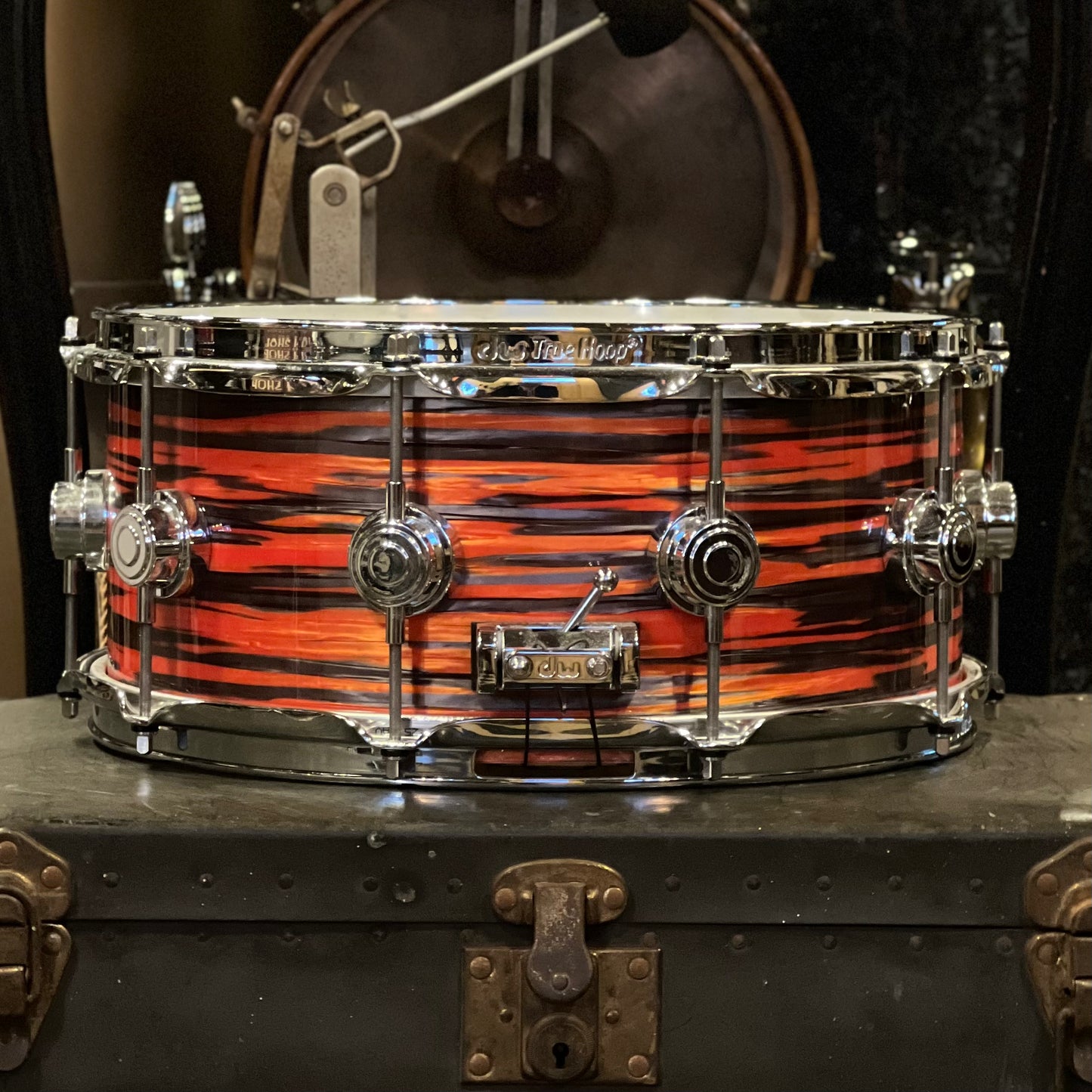 USED DW Collector's 6.5x14 Jazz Series Maple/Gum Snare Drum in Tiger Oyster Finish Ply
