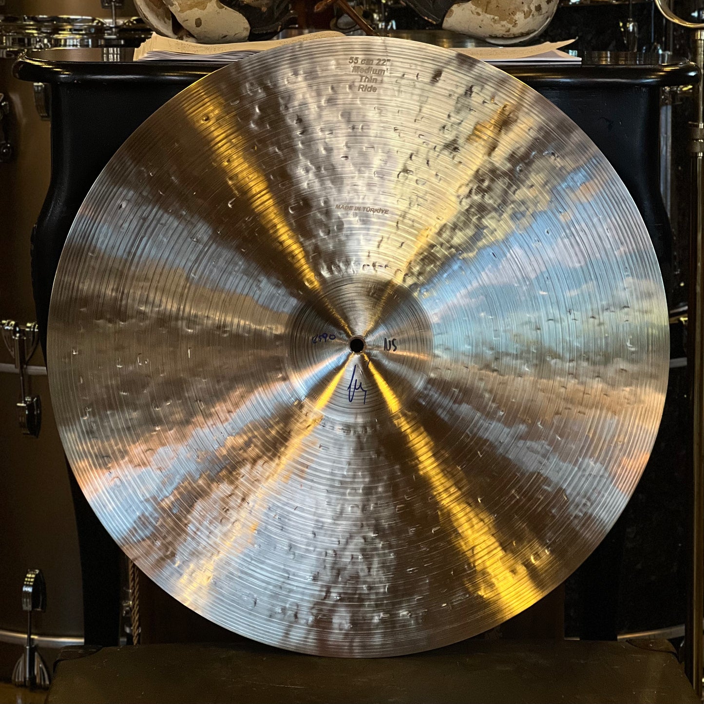 NEW Bosphorus 22" K. New Stamp Tribute Ride Cymbal - 2590g