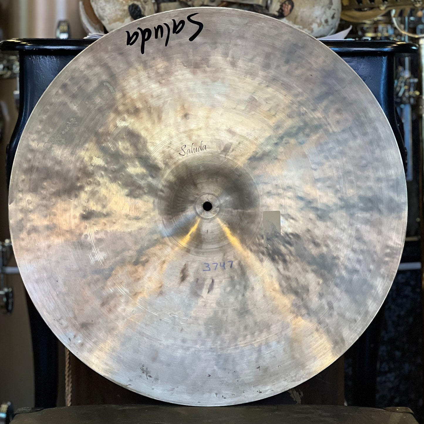 USED Saluda 22" Heavy Dry Ride Cymbal - 3747g