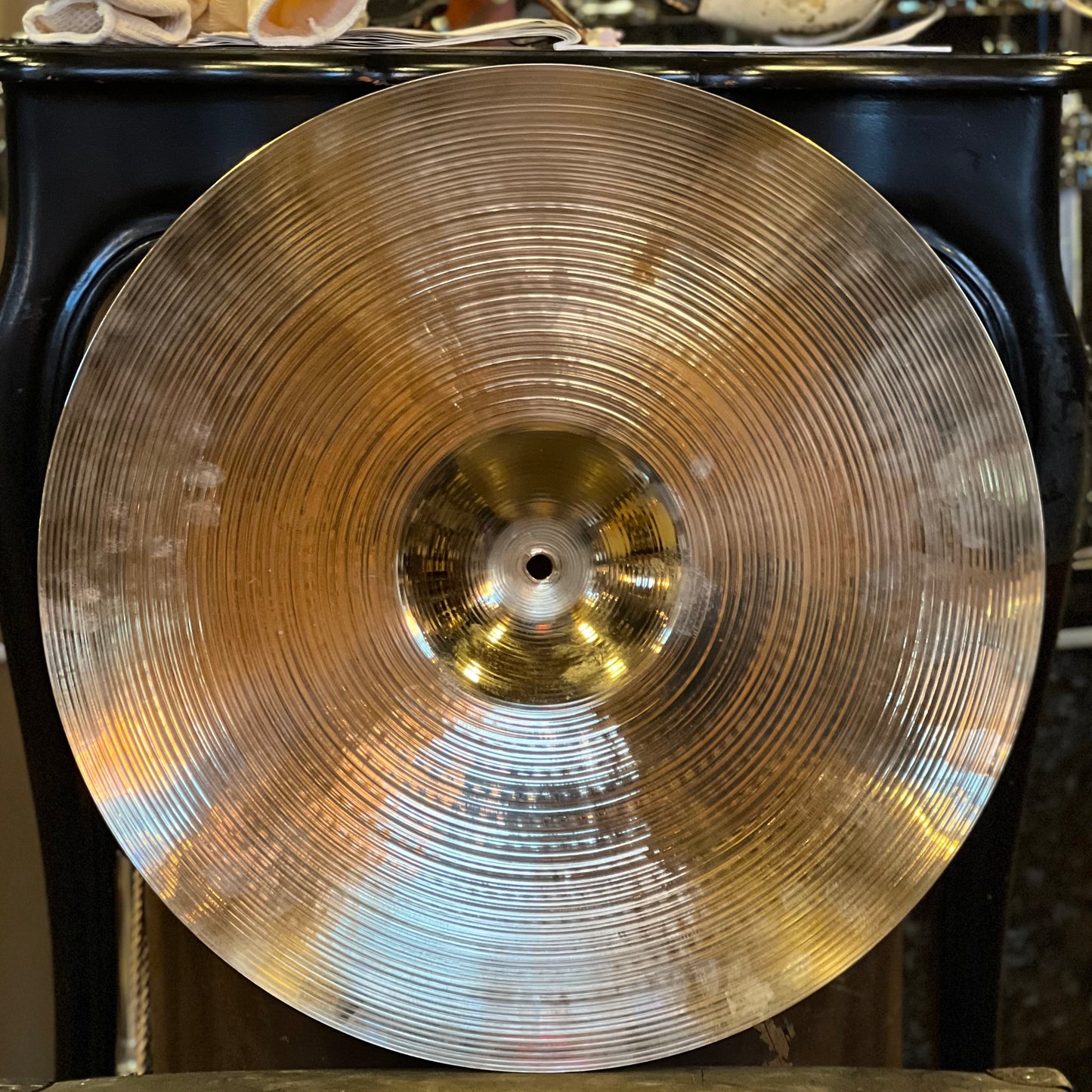 VINTAGE 1980's A. ZIldjian 20" Brilliant Finish Ride Cymbal - 1914g