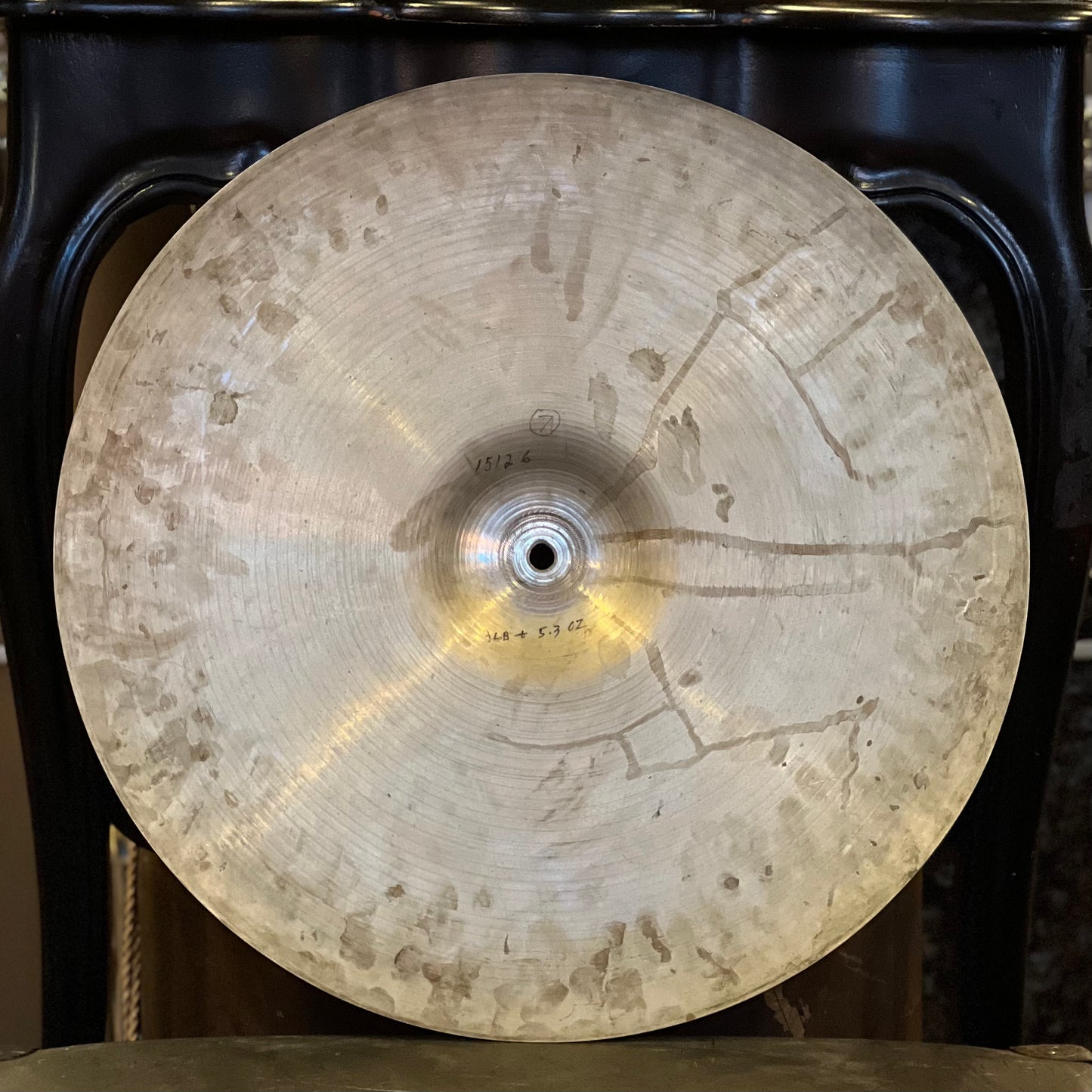 VINTAGE 1960's Ludwig Paiste 19" Crash/Ride Cymbal - 1512g