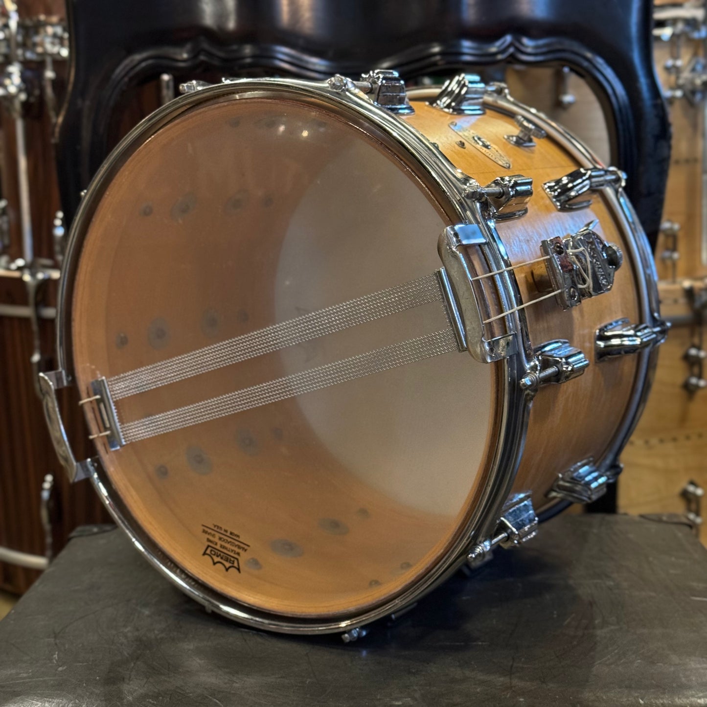 VINTAGE 1960's Rogers 10x14 Refinished Dynasonic in Natural Stain