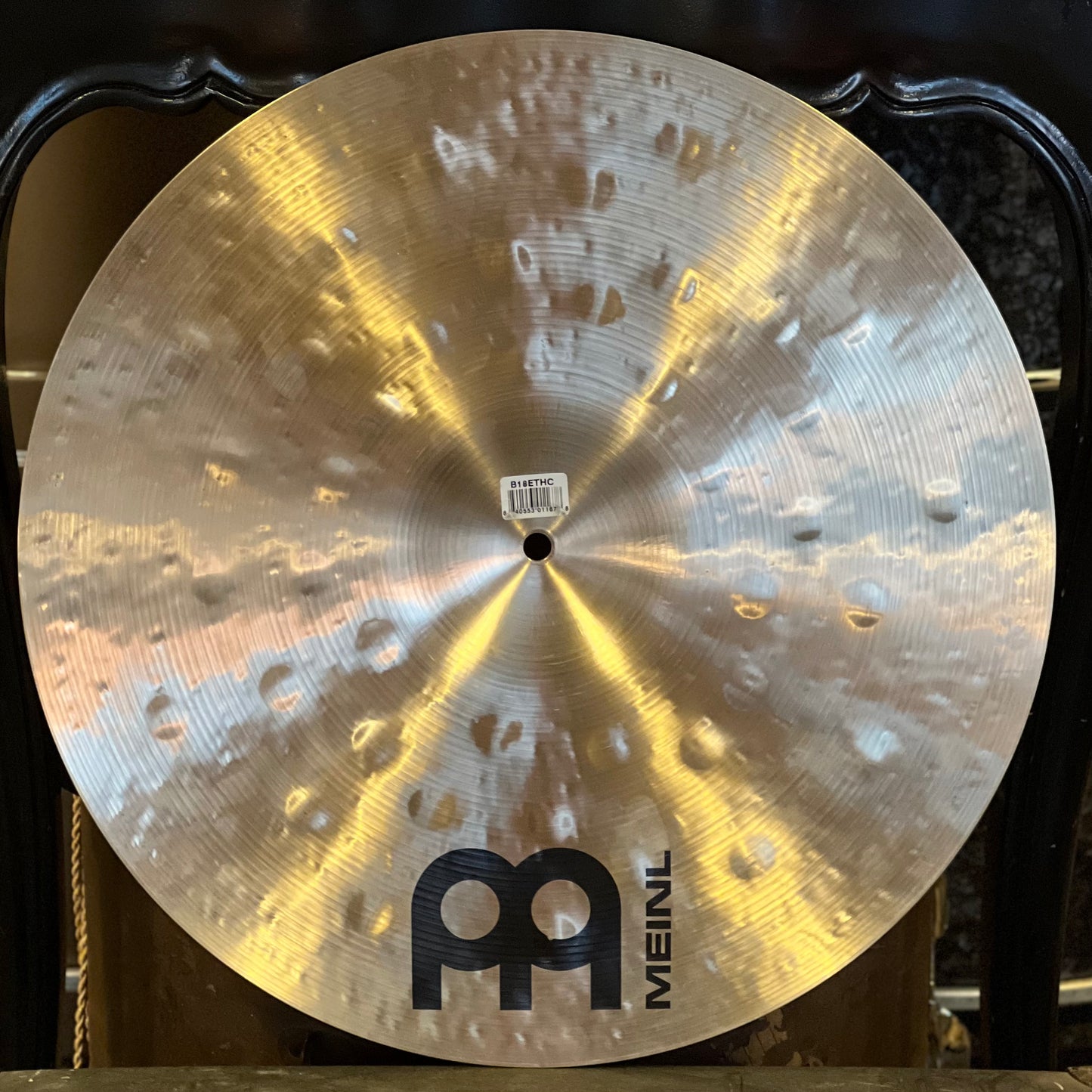 USED Meinl 18" Byzance Traditional Extra Thin Hammered Crash Cymbal - 1388g