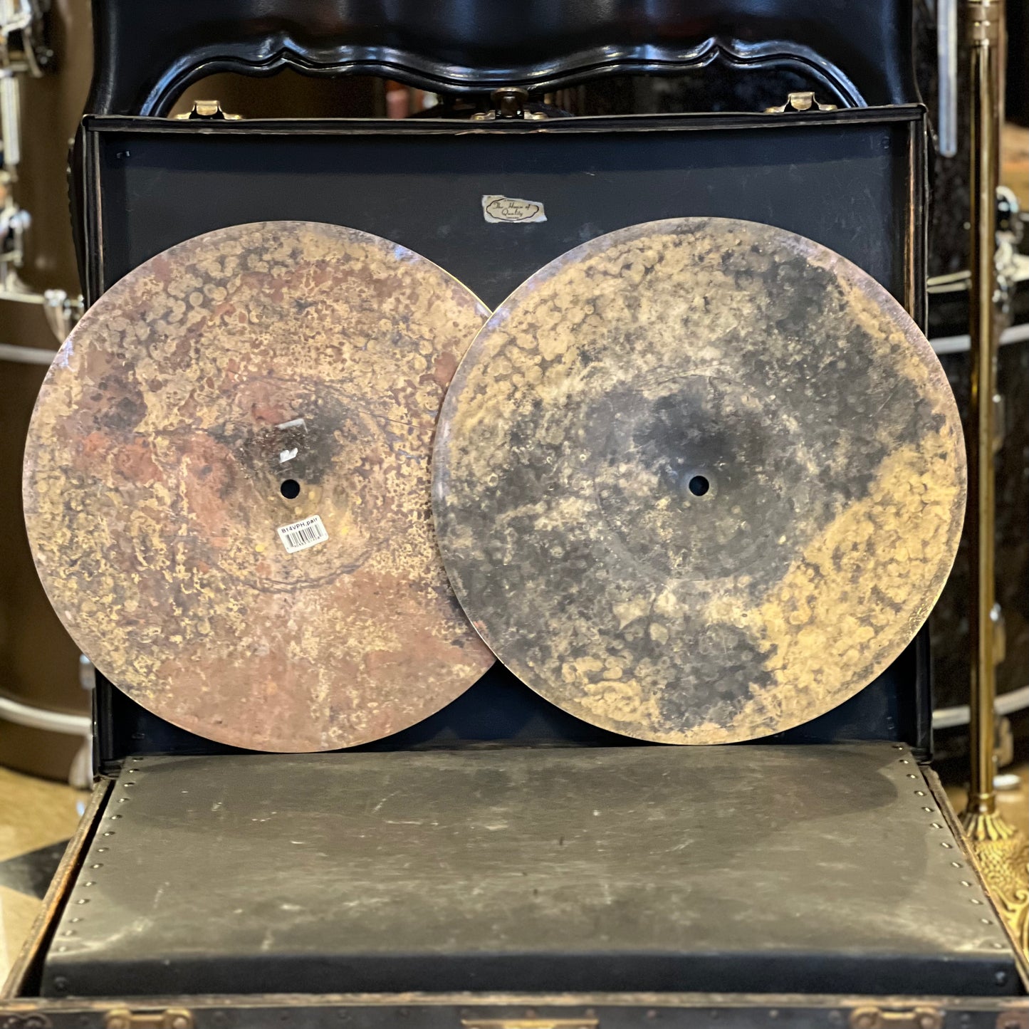USED Meinl 14" Byzance Vintage Pure Hi-Hat Cymbals - 1278/1462g