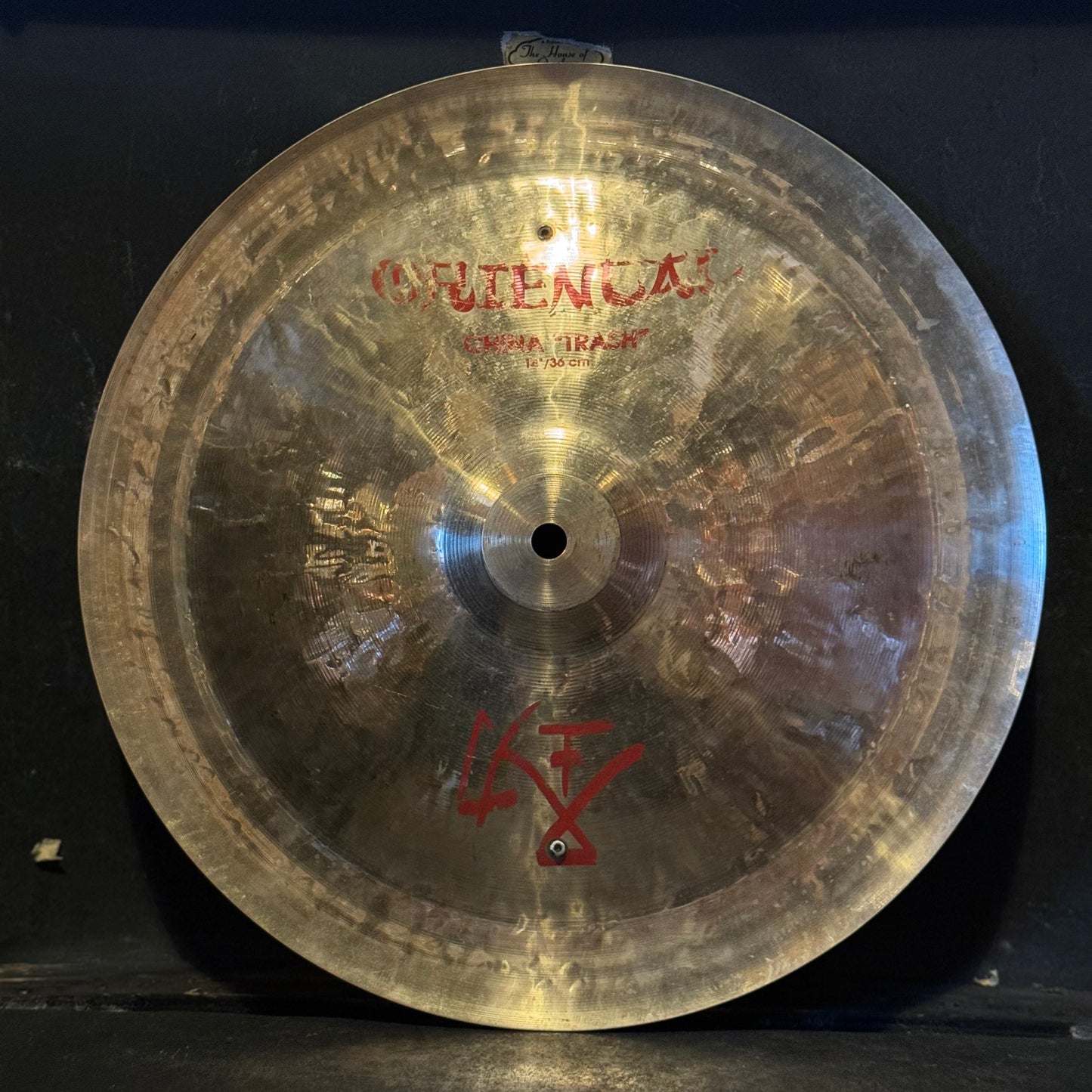 USED Zildjian 14" Oriental China Trash Cymbal w/ Two Rivets - 650g