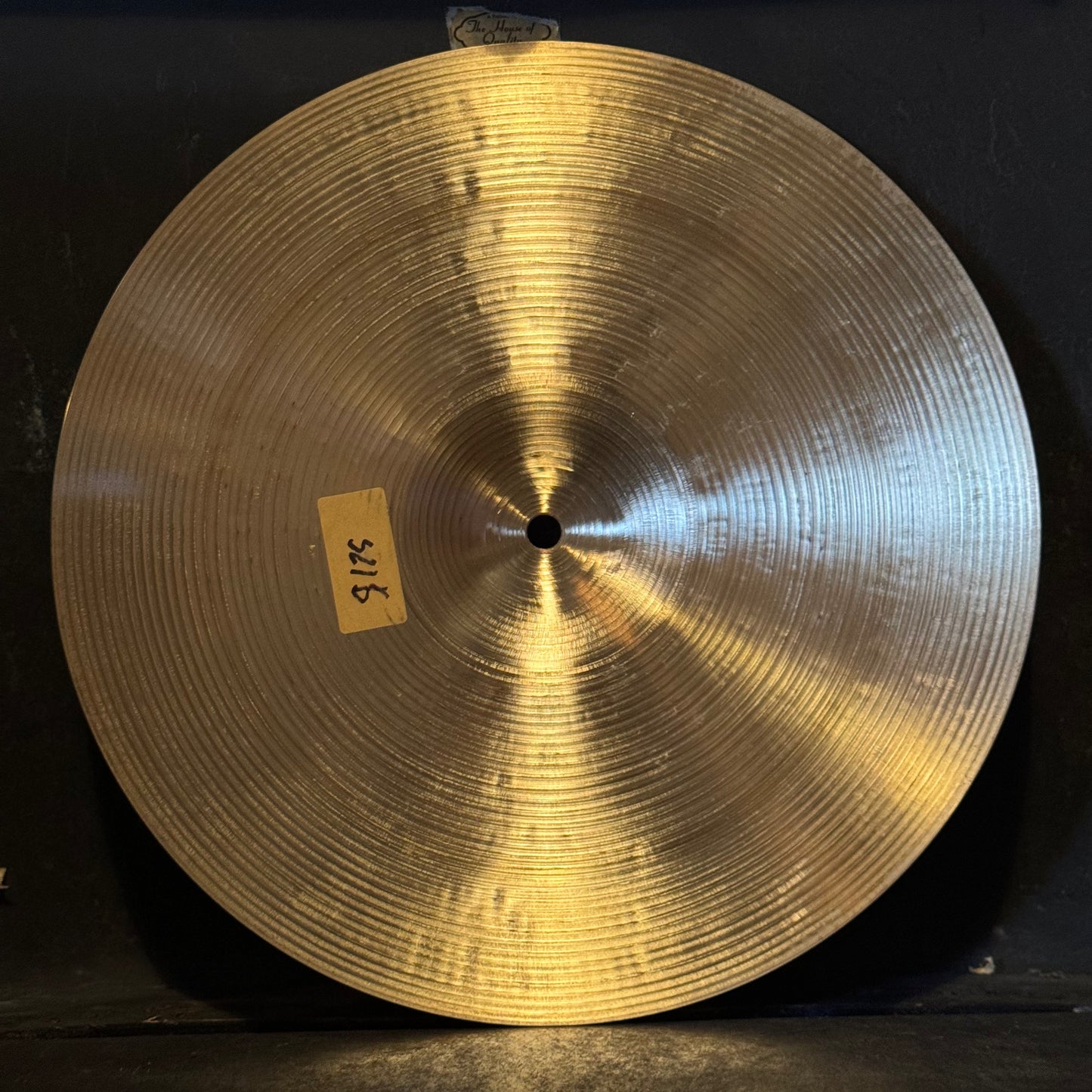 VINTAGE 1980's Zildjian EAK 14" Hi-Hat Top Cymbal - 1030g