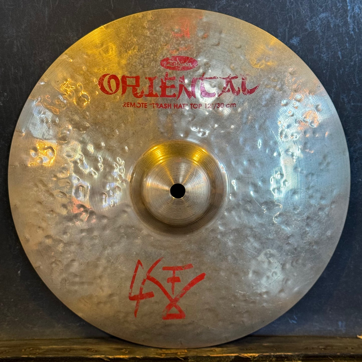 USED Zildjian 12 Oriental Remote Trash Hat Top - 832g