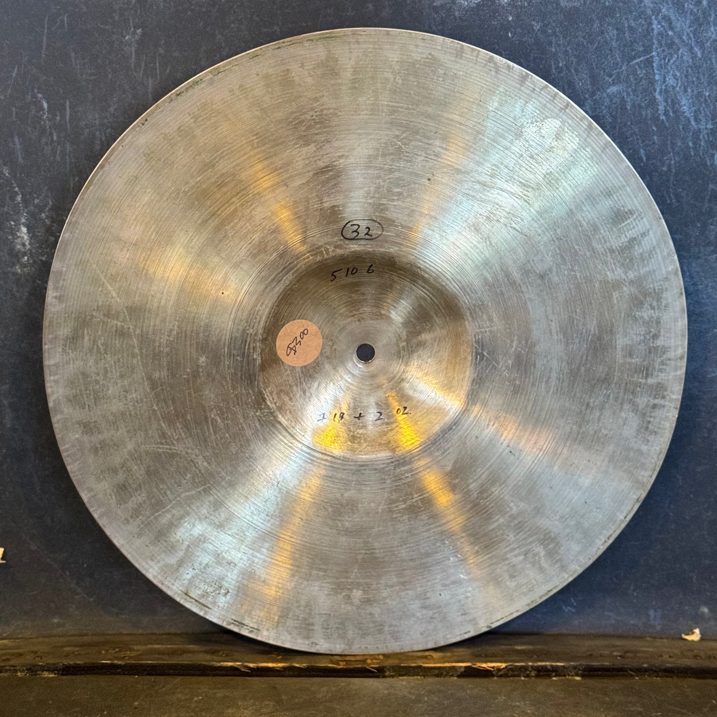 VINTAGE 1930's K. Zildjian & Cie Constantinople 13" Splash Cymbal - 510g