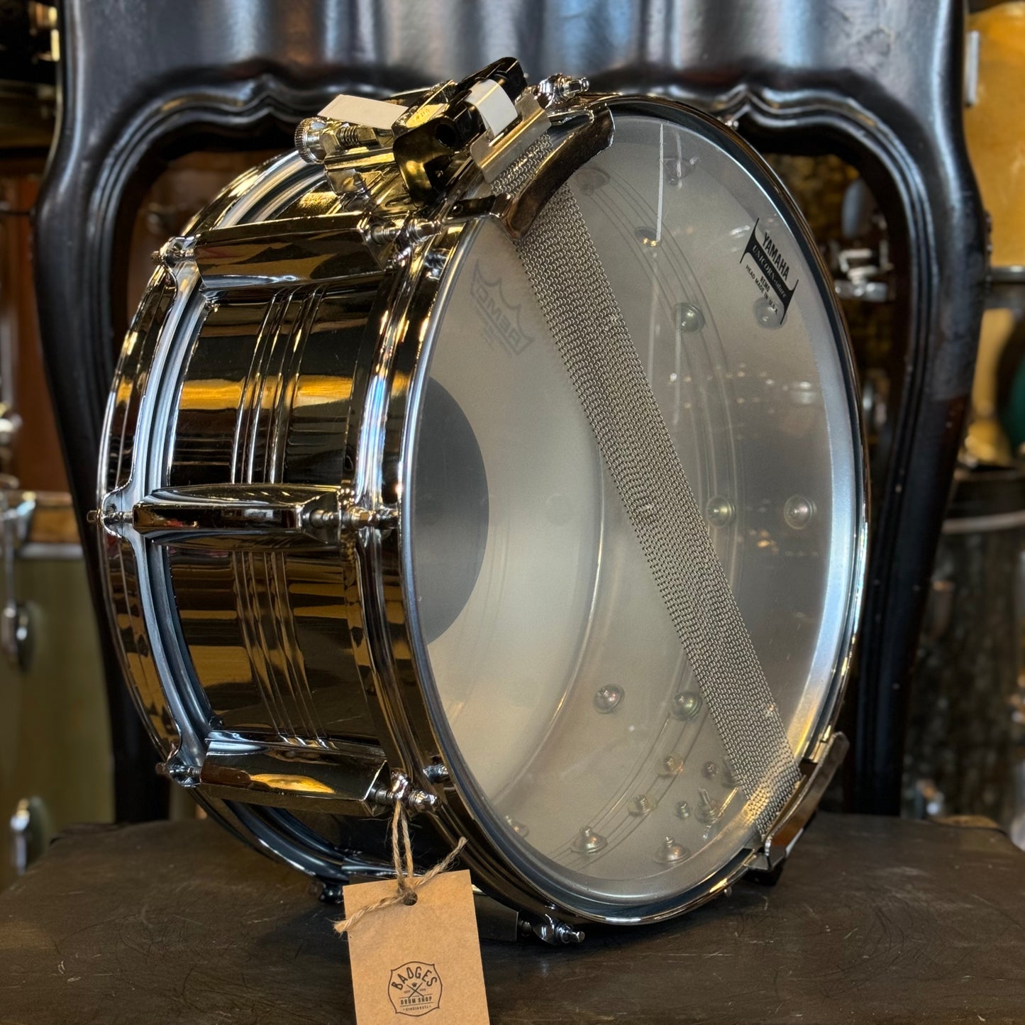 VINTAGE 1980's Yamaha 6.5x14 SD-965MA Steel Snare Drum