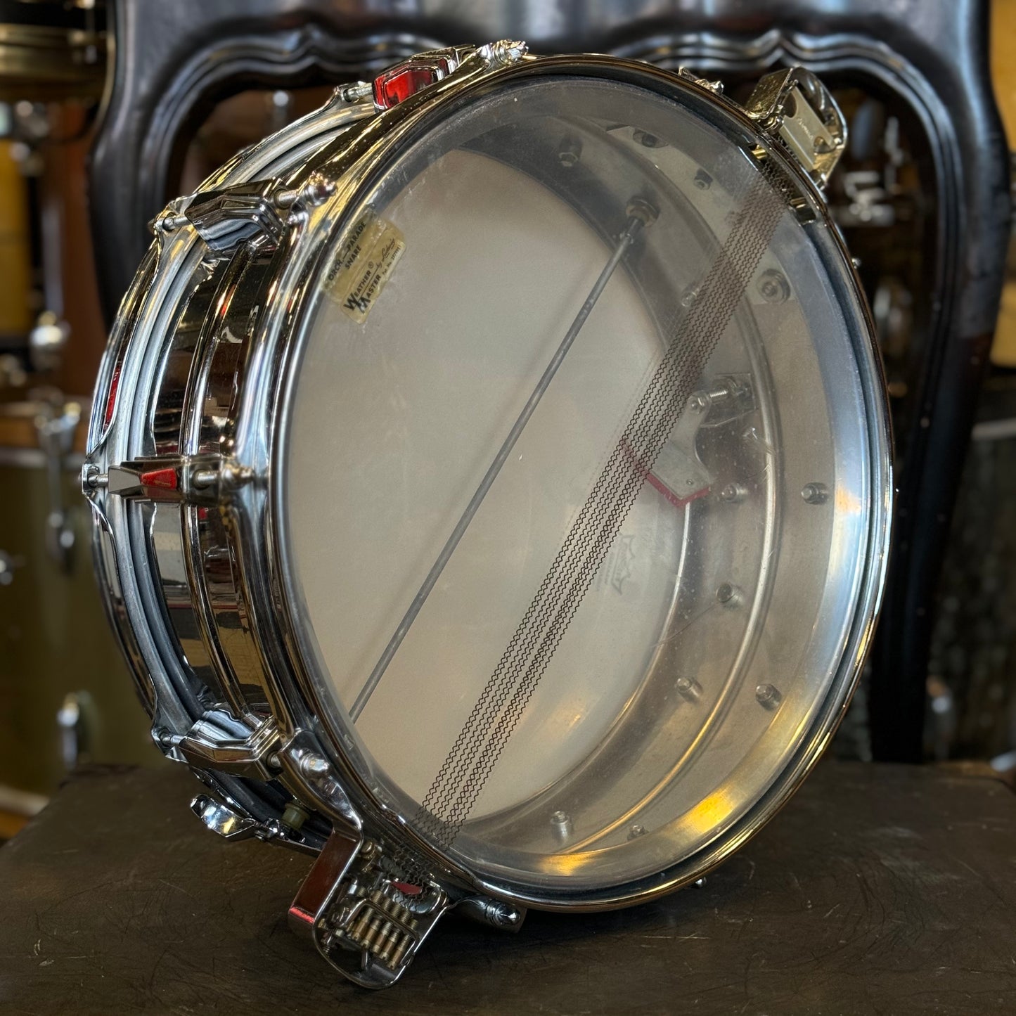 VINTAGE 1961 Ludwig 5x14 No. 410 Pre-Serial Chrome over Aluminum Super Sensitive