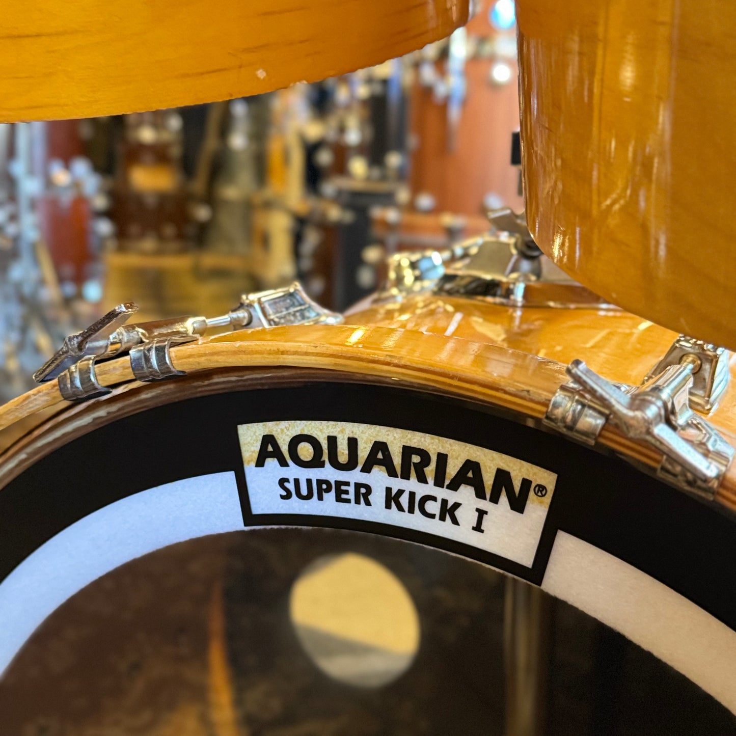VINTAGE 1980's Tama Super Star Double Bass Drum Set in Natural Gloss - 14x24, 14x24, 8x12, 9x13, 10x14, 12x15, 16x16, 16x18