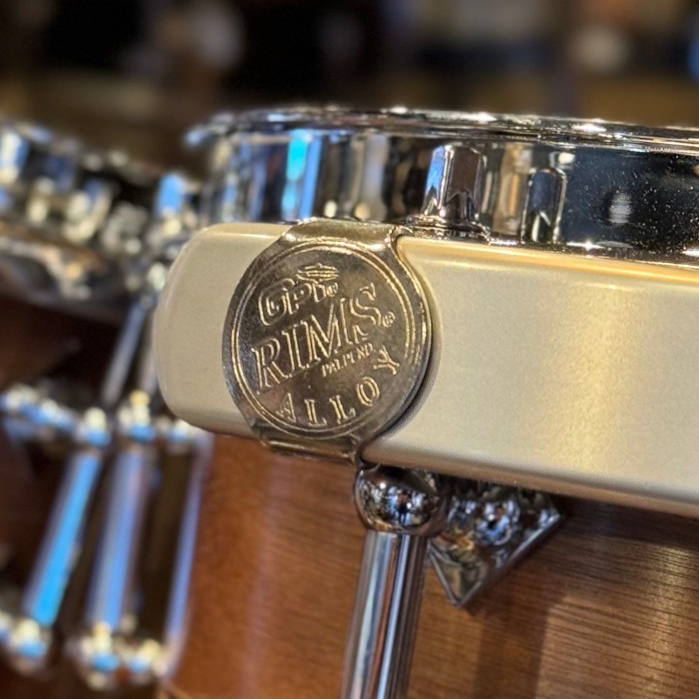 USED 2016 Craviotto Custom Shop Stacked Walnut/Cherry/Walnut Drum Set w/ Dual Walnut inlay- 16x22, 8x10, 10x12, 12x14, 14x16