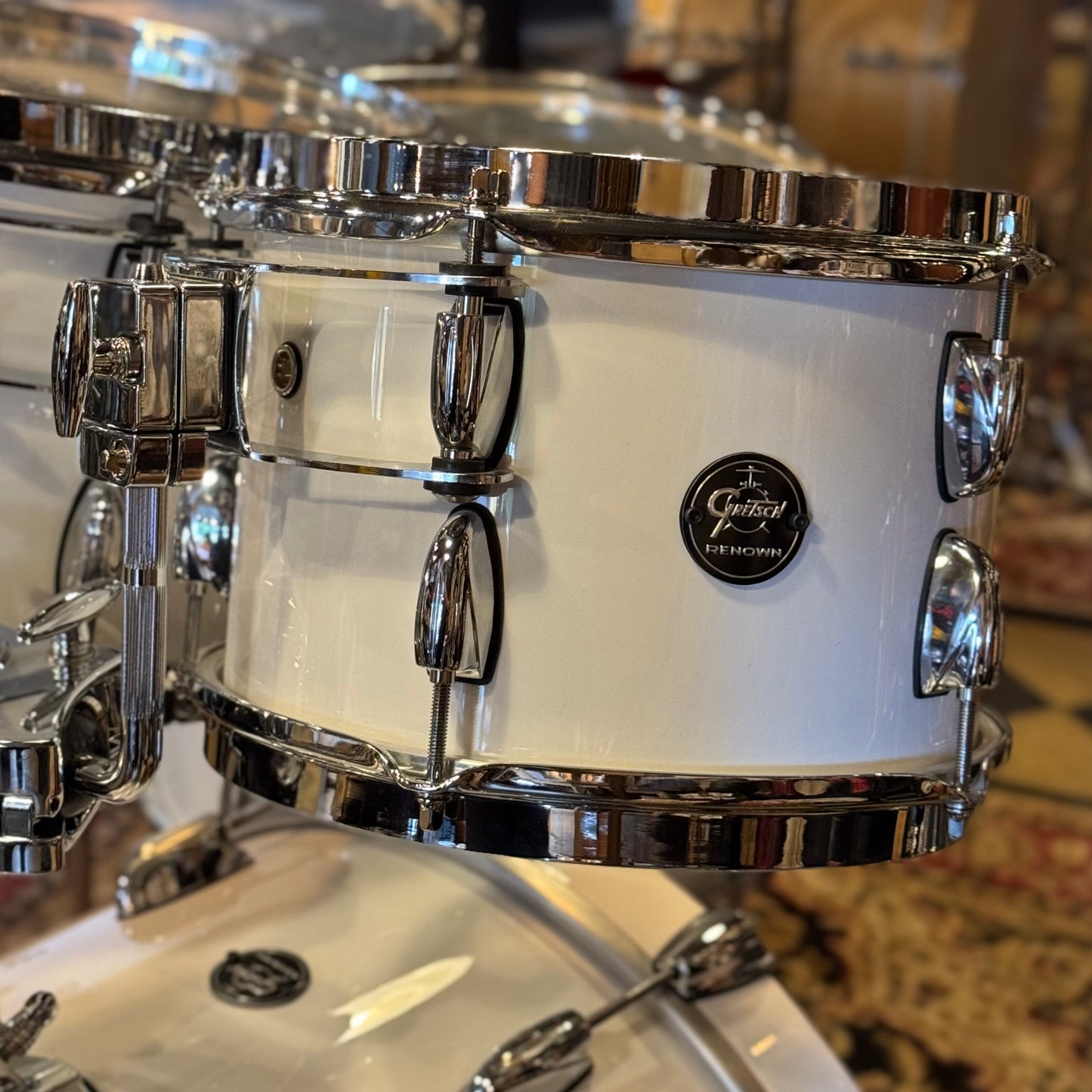 USED Gretsch Renown RN2 in Piano White Gloss - 16x20, 7x10, 8x12, 14x14, 16x16