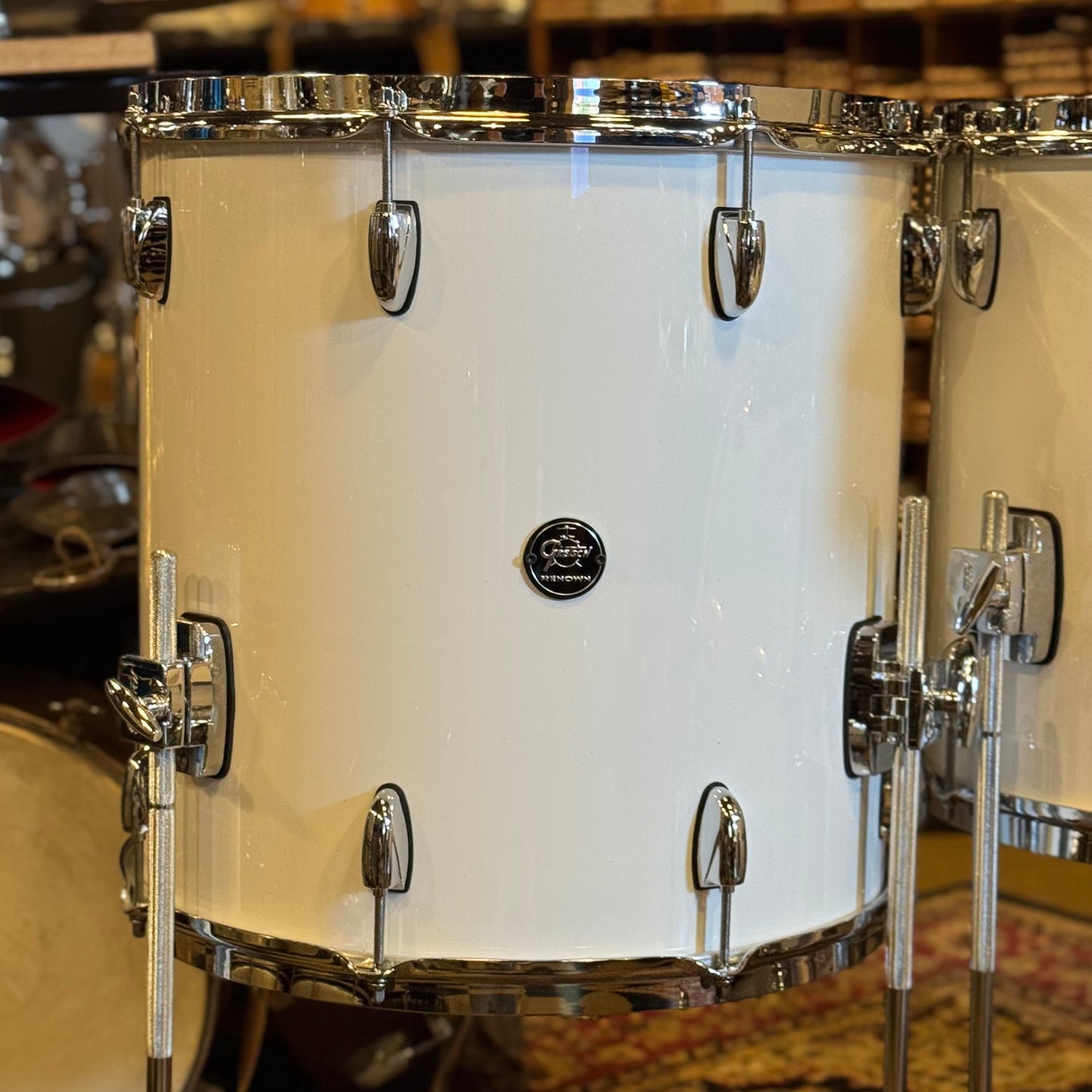 USED Gretsch Renown RN2 in Piano White Gloss - 16x20, 7x10, 8x12, 14x14, 16x16