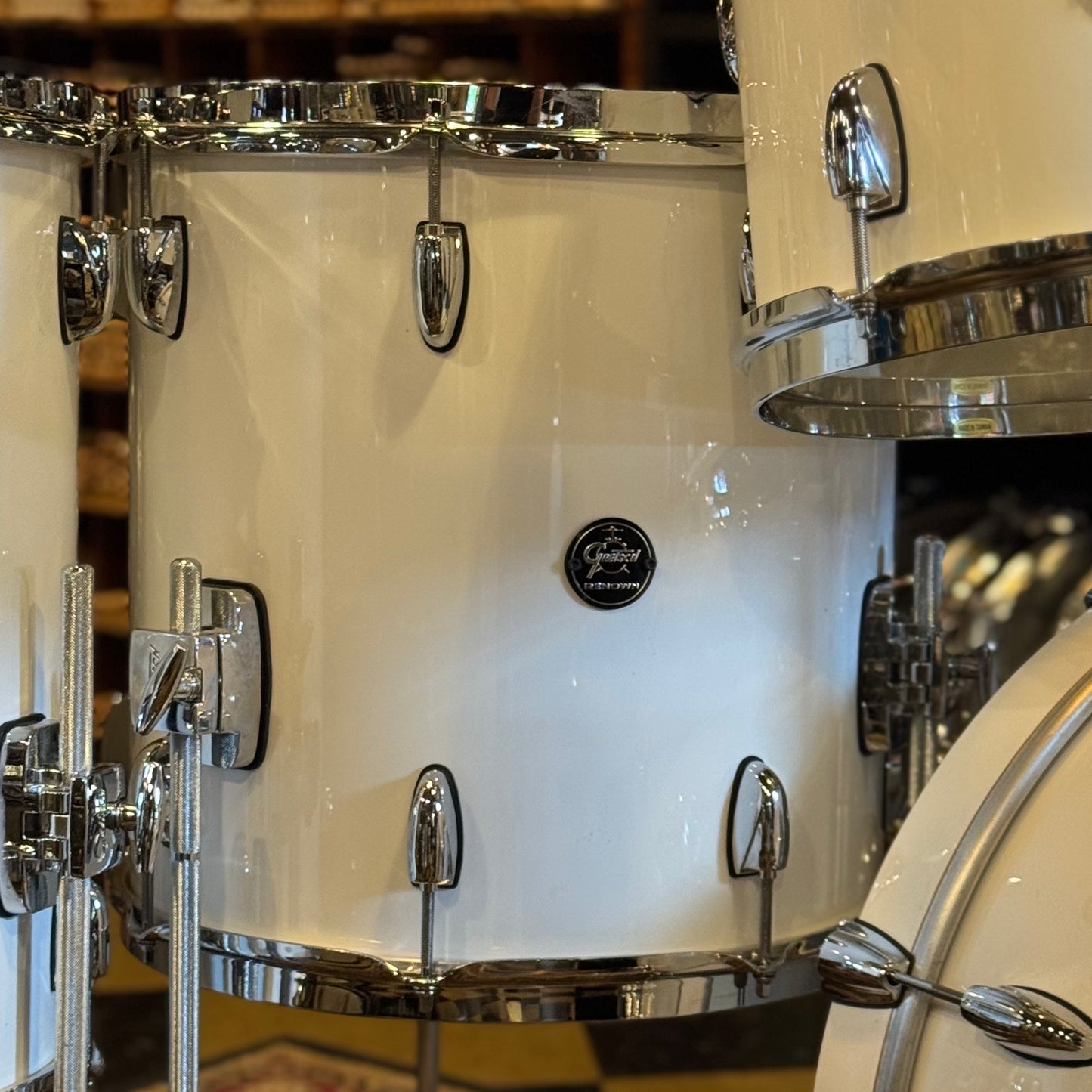 USED Gretsch Renown RN2 in Piano White Gloss - 16x20, 7x10, 8x12, 14x14, 16x16