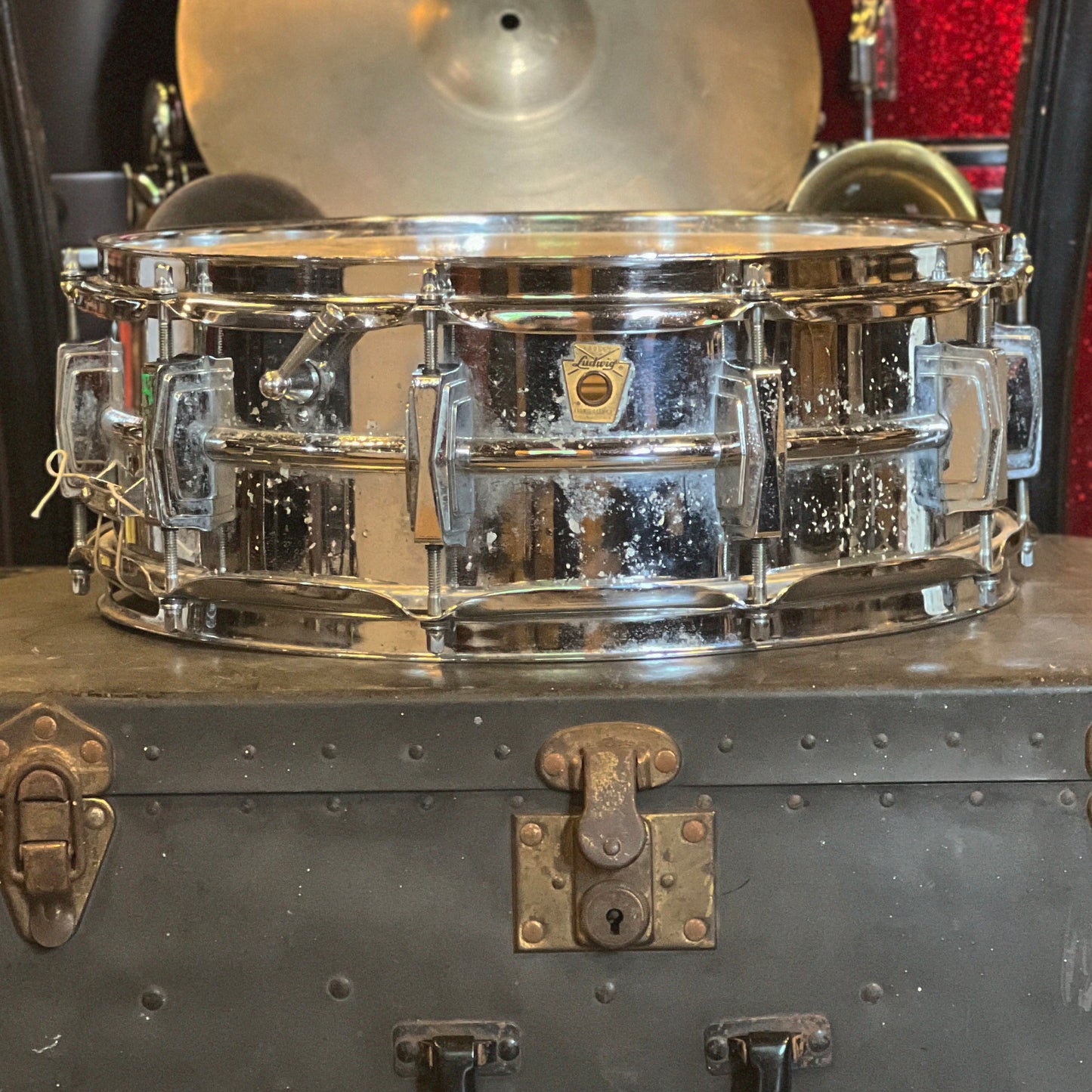 VINTAGE 1967 Ludwig 5x14 LM400 Supraphonic Snare Drum