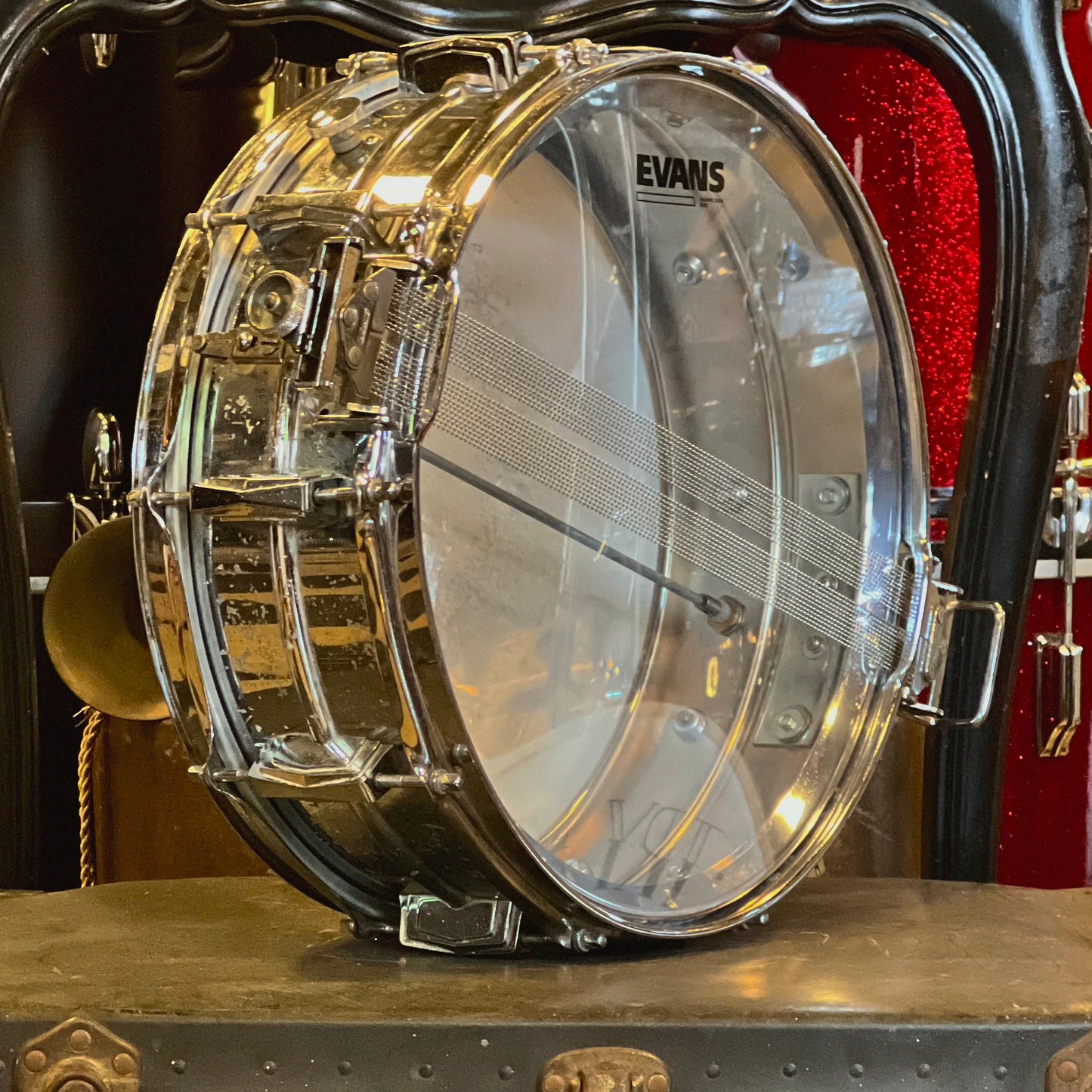 VINTAGE 1970's Ludwig 5x14 Super Sensitive Snare Drum