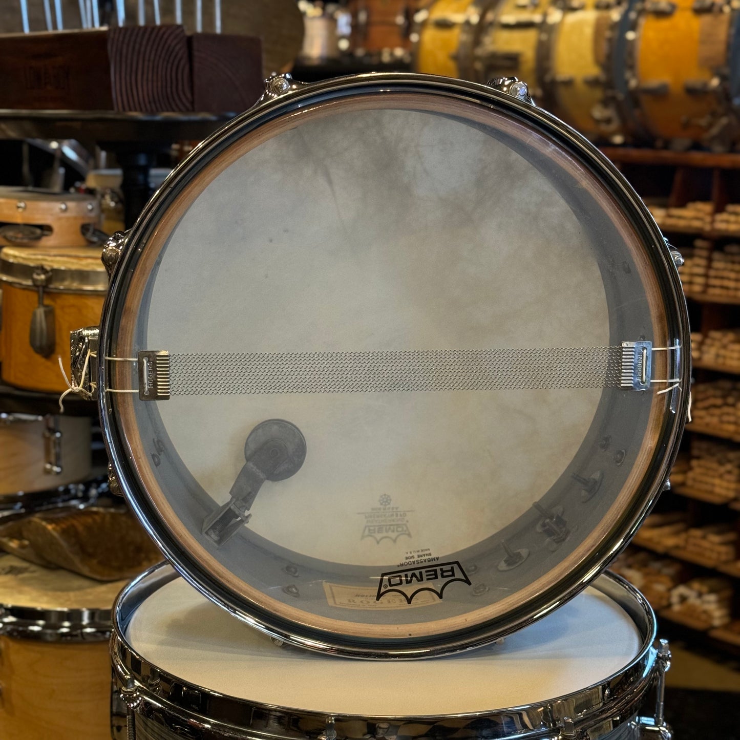 VINTAGE 1960's Rogers "Orbit" Outfit in Steel Grey Ripple - 12x20, 8x12, 14x14, 5x14