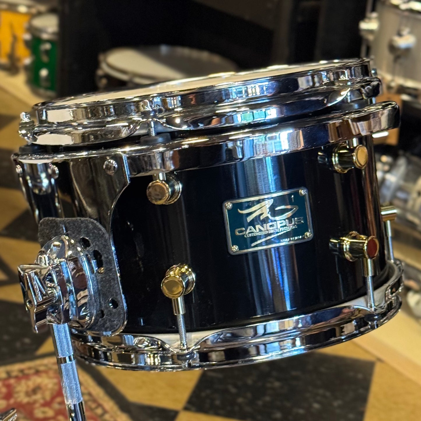 USED Canopus RFM Club Kit in Piano Black Lacquer w/ 12x16 Bass Drum