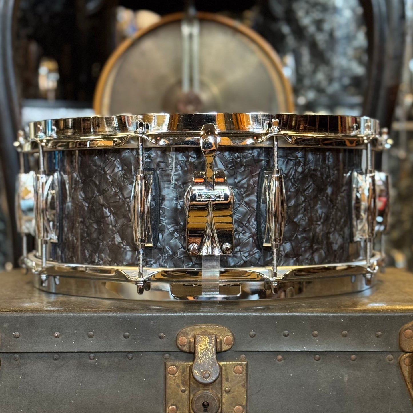 NEW Gretsch 5.5x14 Brooklyn Snare Drum in Deep Black Marine Pearl