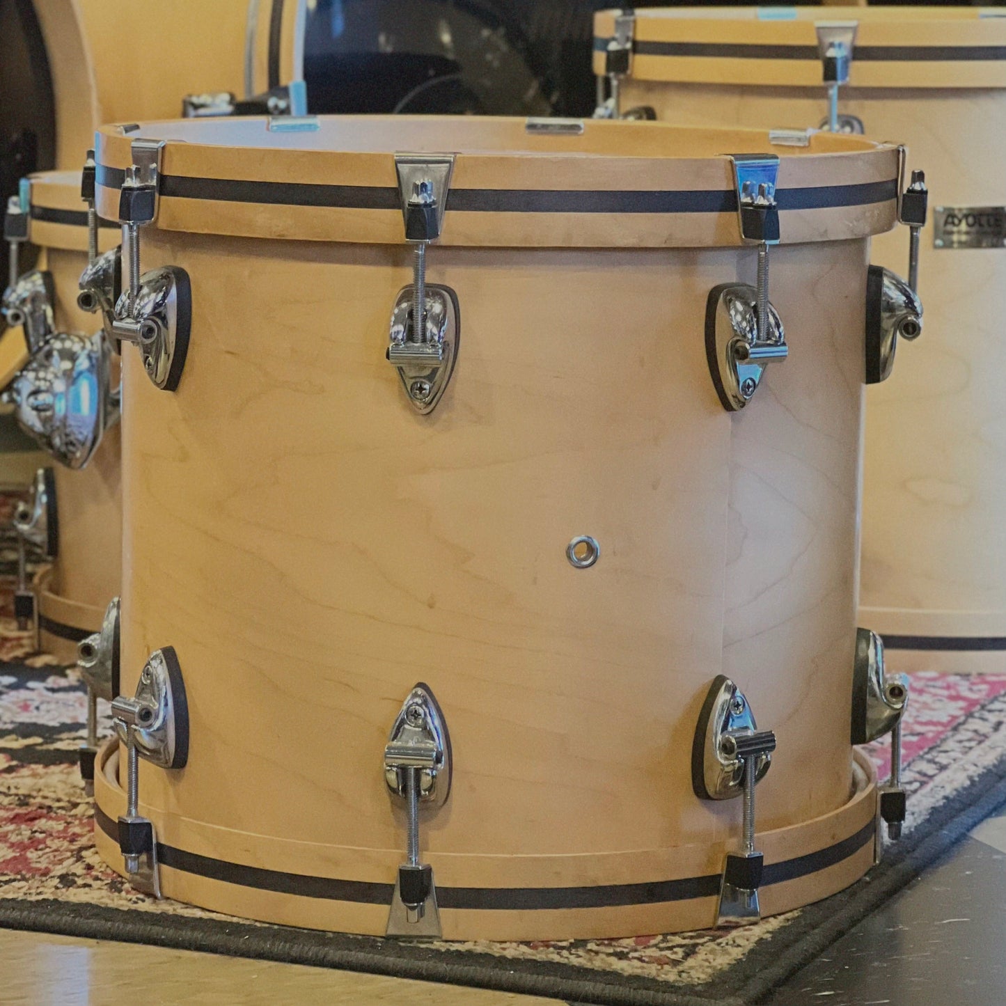 USED Mid 90's Ayotte Custom Series in Natural Satin Maple - 18x22, 16x18, 14x16, 12x14, 10x12, 9x10, 8x8