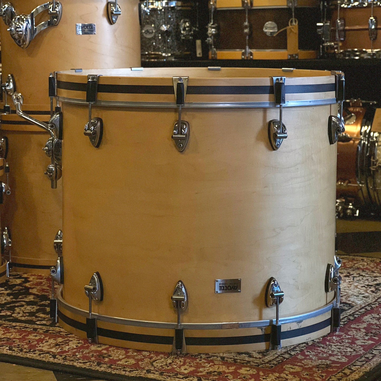 USED Mid 90's Ayotte Custom Series in Natural Satin Maple - 18x22, 16x18, 14x16, 12x14, 10x12, 9x10, 8x8