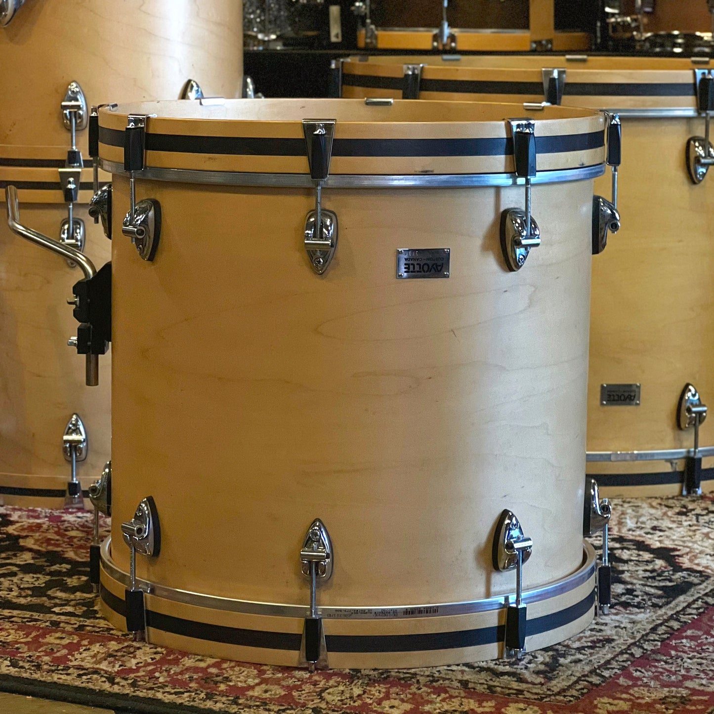 USED Mid 90's Ayotte Custom Series in Natural Satin Maple - 18x22, 16x18, 14x16, 12x14, 10x12, 9x10, 8x8