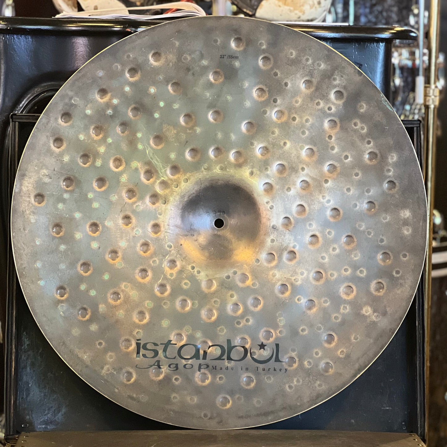 USED Istanbul Agop 22" Xist Dry Dark Ride Cymbal - 2740g