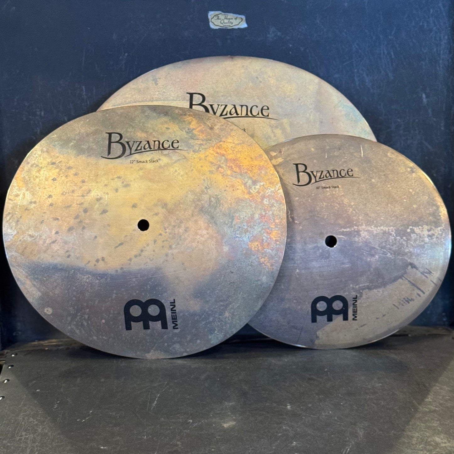 NEW Meinl 10/12/14" Byzance Vintage Smack Stack Cymbal Set