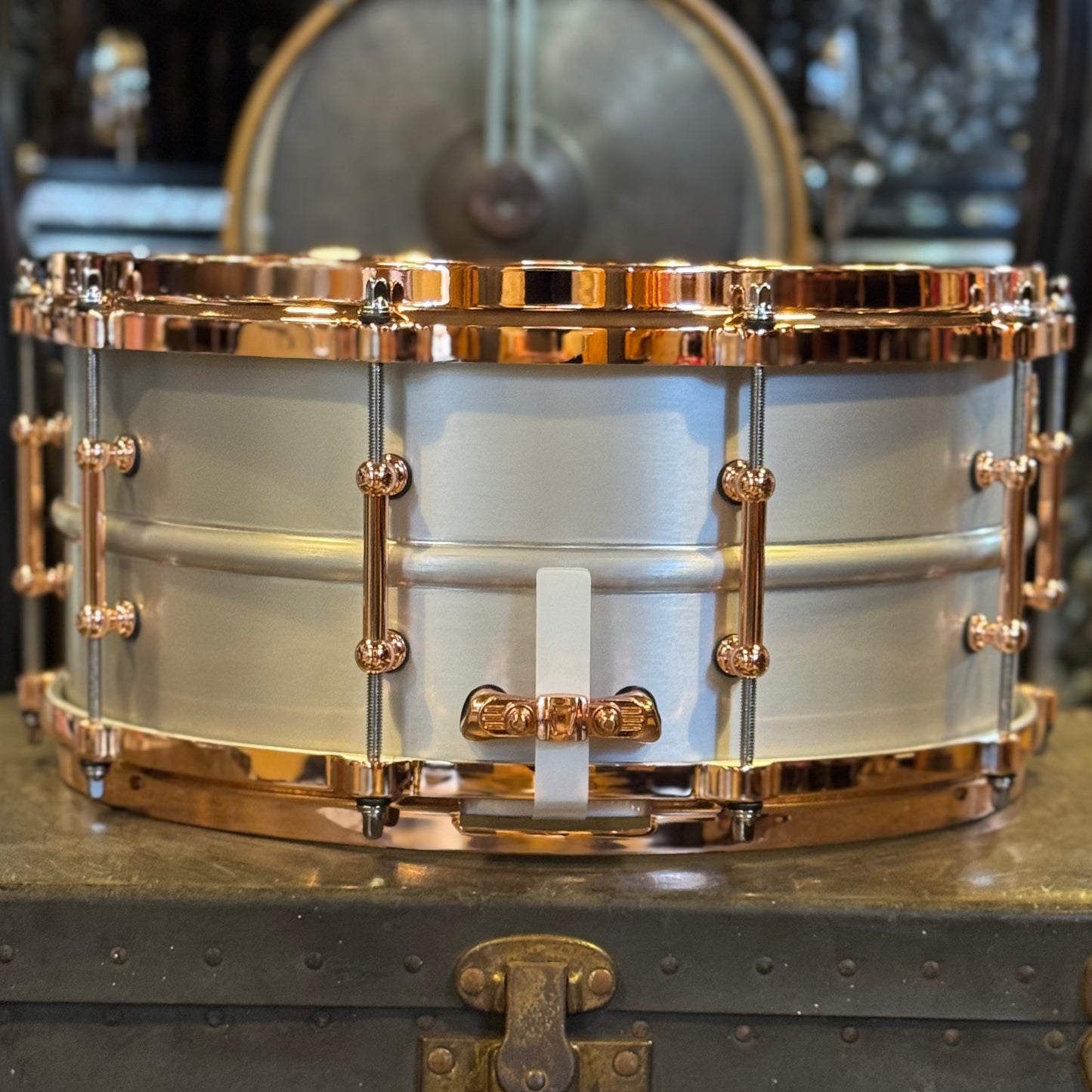 NEW Ludwig 6.5x14 Acrophonic Snare Drum w/ Copper Hardware