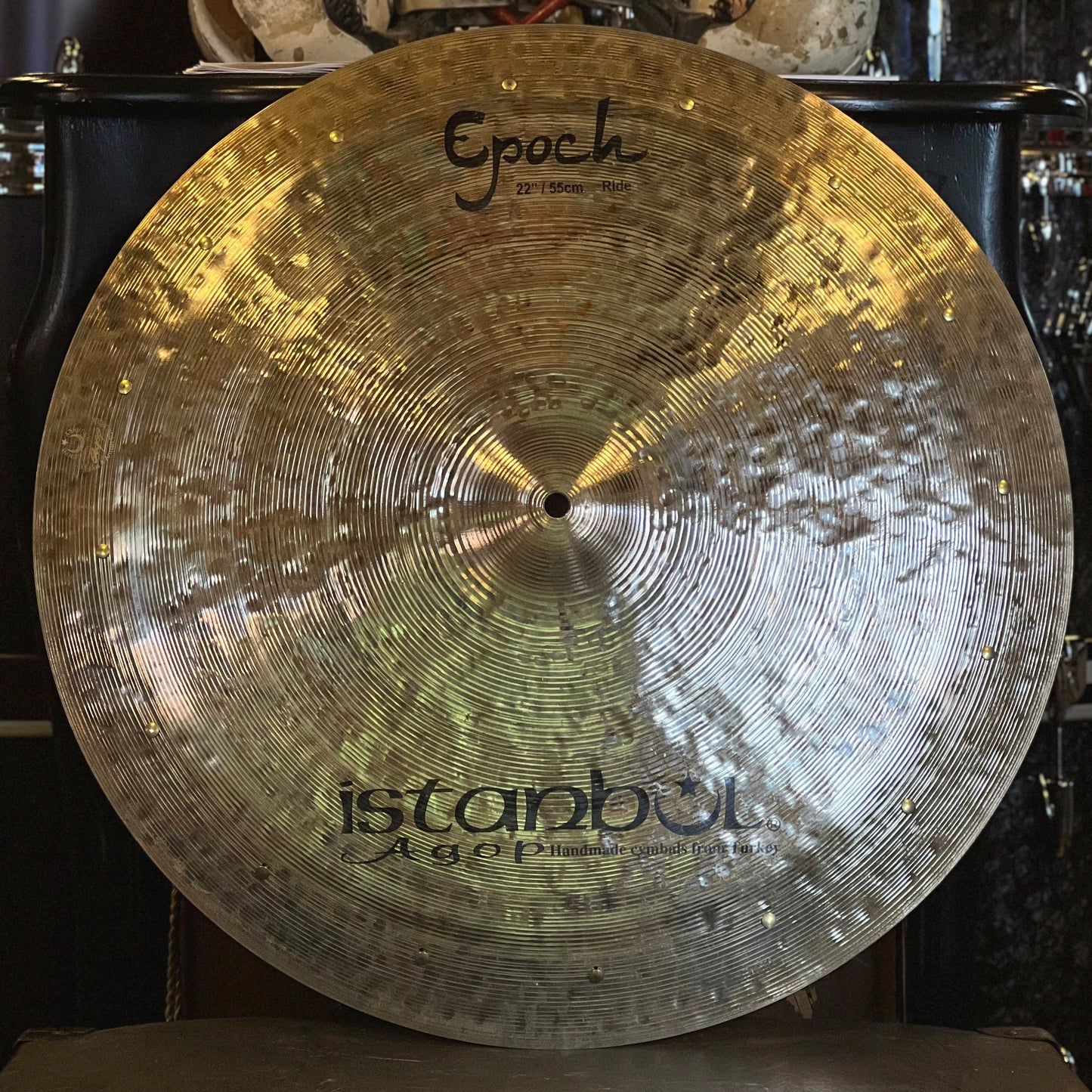 USED Istanbul Agop 22.5" Epoch Ride Cymbal w/ Sixteen Rivets - 2630g