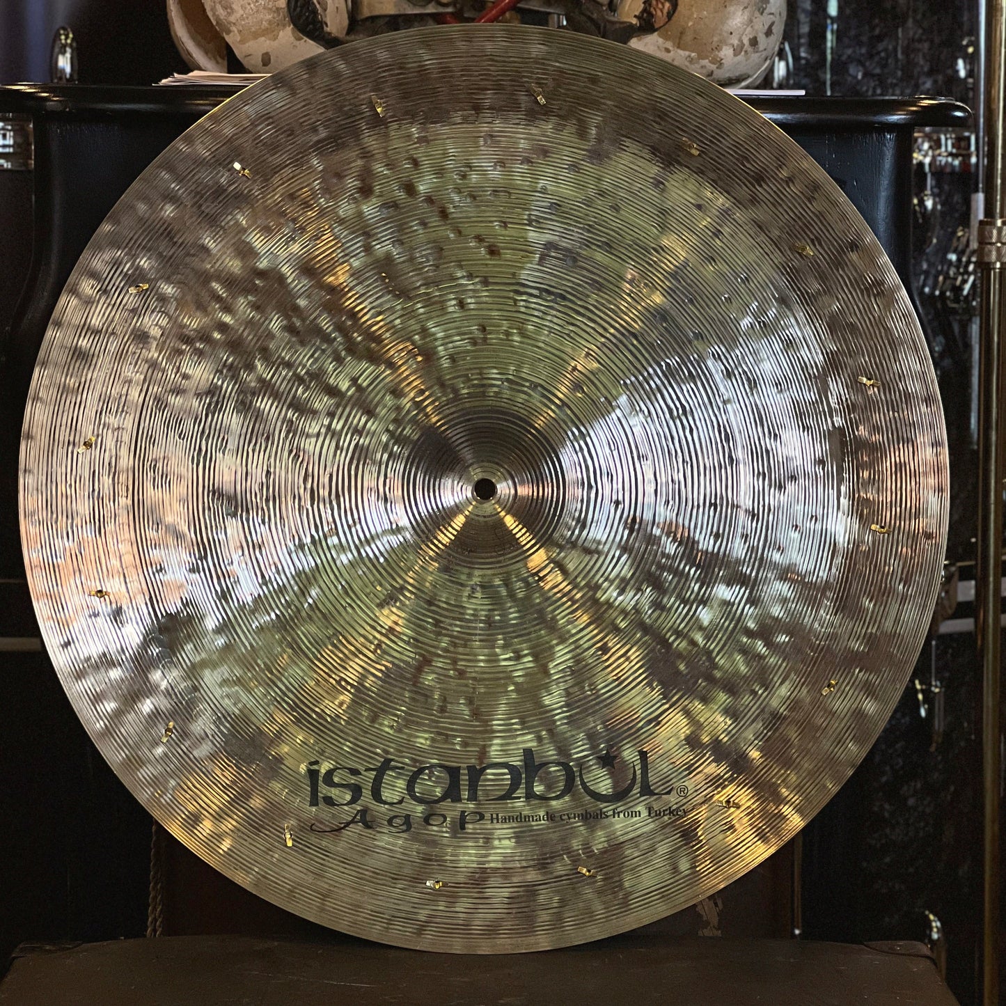 USED Istanbul Agop 22.5" Epoch Ride Cymbal w/ Sixteen Rivets - 2630g