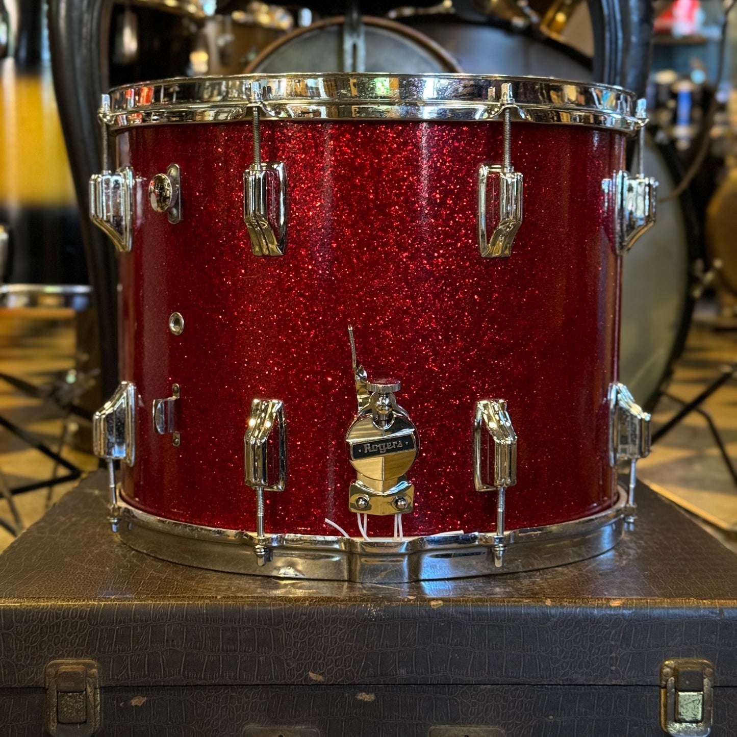 VINTAGE 1960's 12x15 Rogers Marcher in Red Sparkle